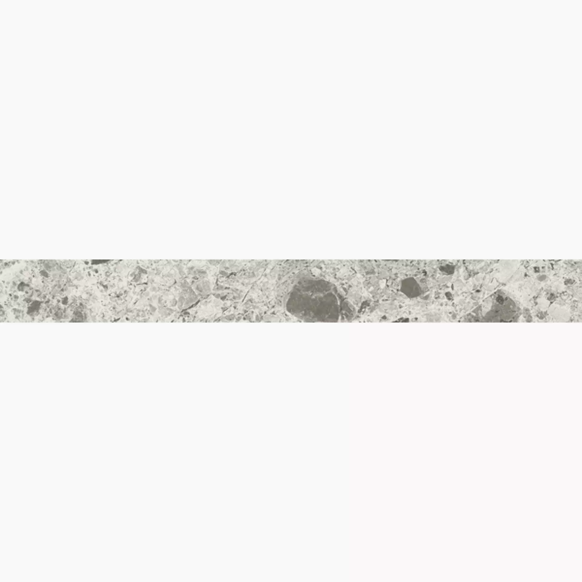Ariostea Fragmenta Full Body Grigio Luminoso Strutturato Skirting board BS60618T 6,5x60cm 10mm