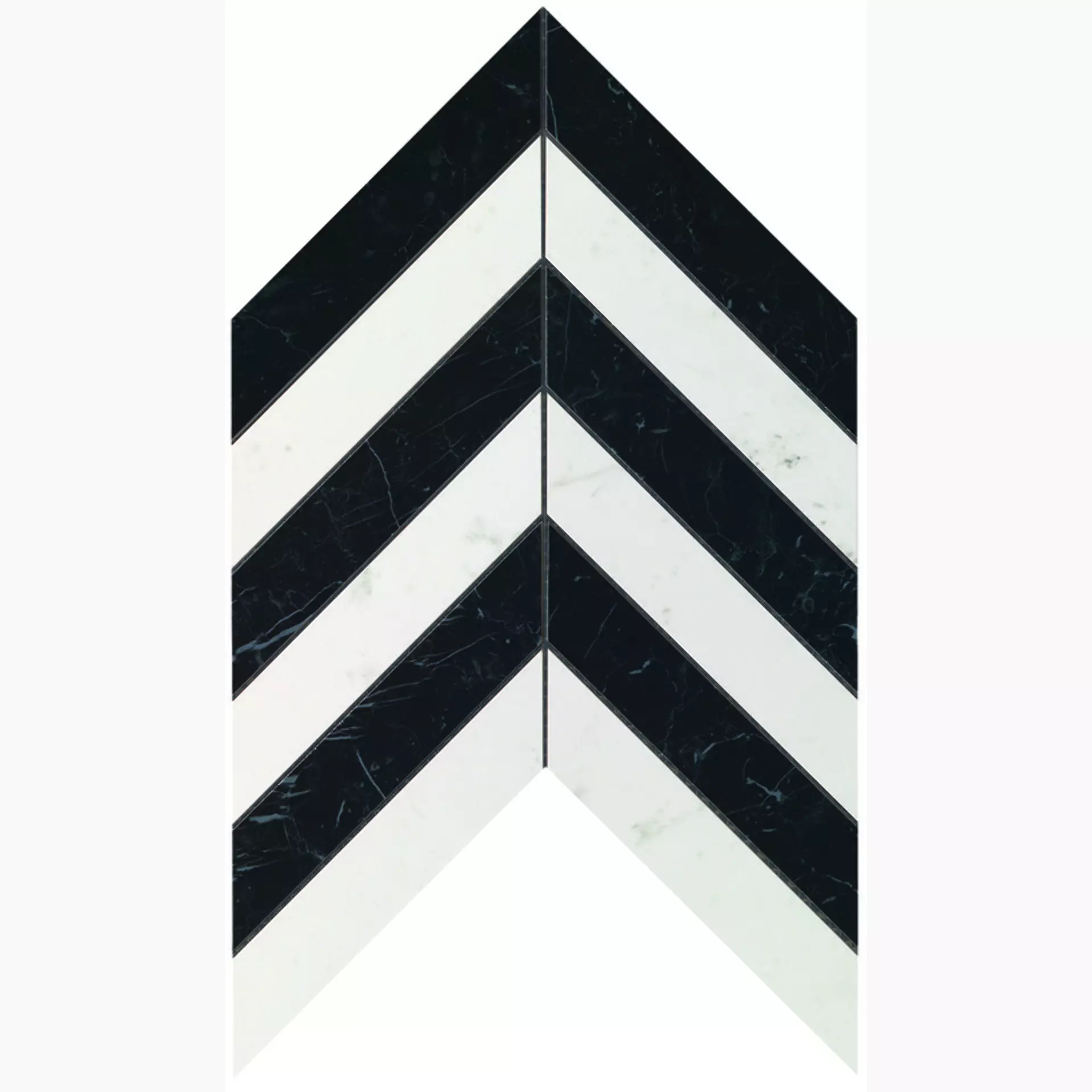 Atlasconcorde Marvel Stone Cold Lucido Chevron Wall 9SCL 25x30,5cm rectified