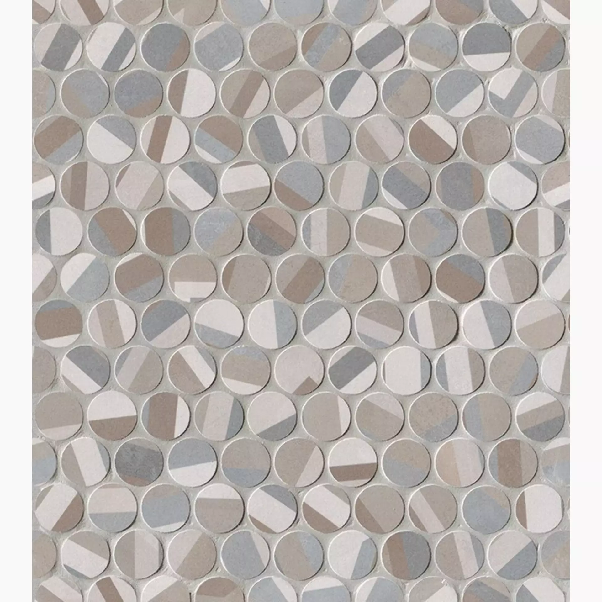 FAP Color Line Matt Deco Round Mosaic fNL5 29,5x35cm