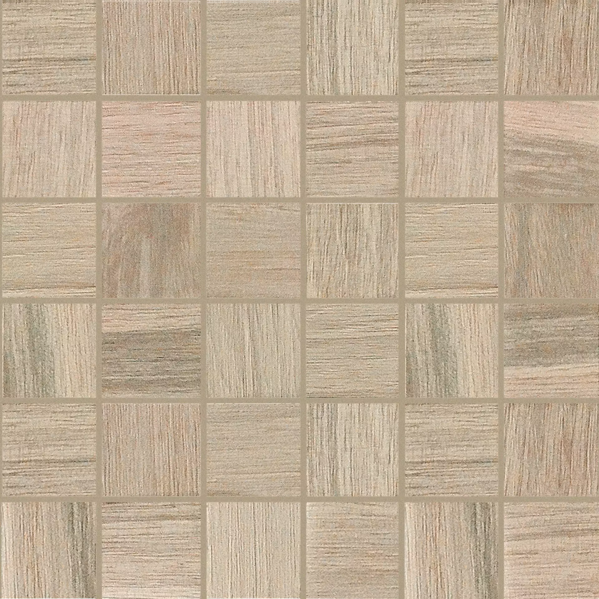 Florim Wooden Tile Of Casa Dolce Casa Almond Naturale – Matt Almond 741930 matt natur 30x30cm Mosaik Sfalsato 5x5 9mm