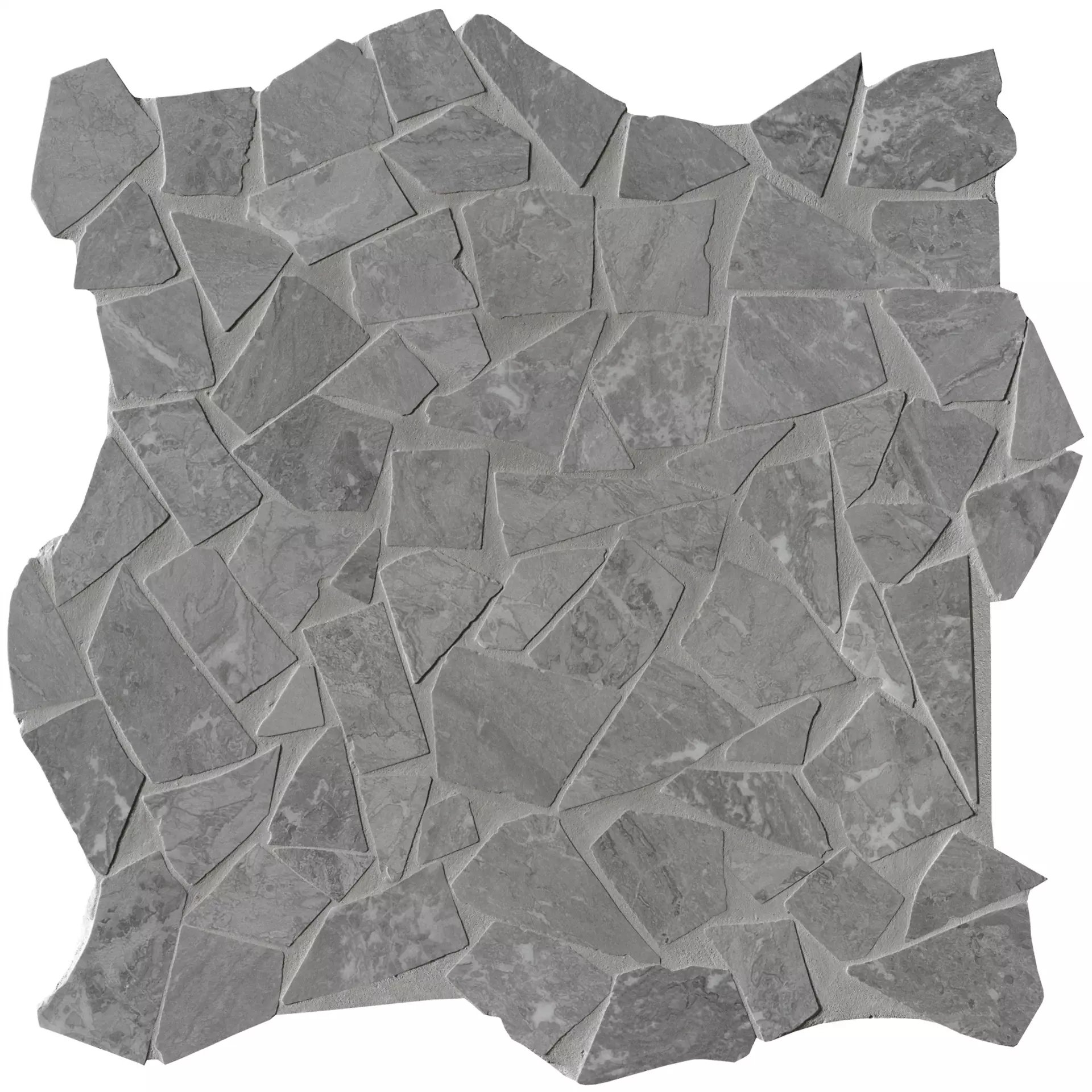 FAP Roma Diamond Grigio Superiore Anticato Mosaic Schegge fNZA 30x30cm