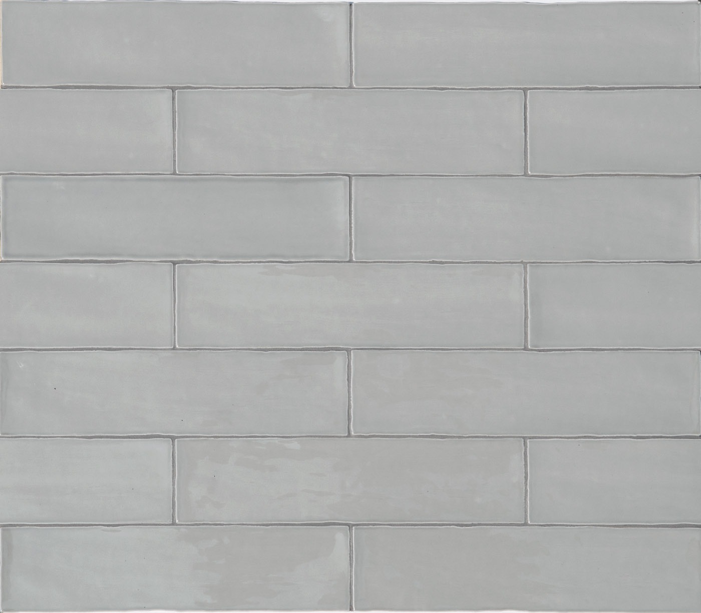 Wandfliese Terratinta Betonbrick Wall Grey Glossy Grey TTBB73GGW glaenzend 7,5x30cm 8mm