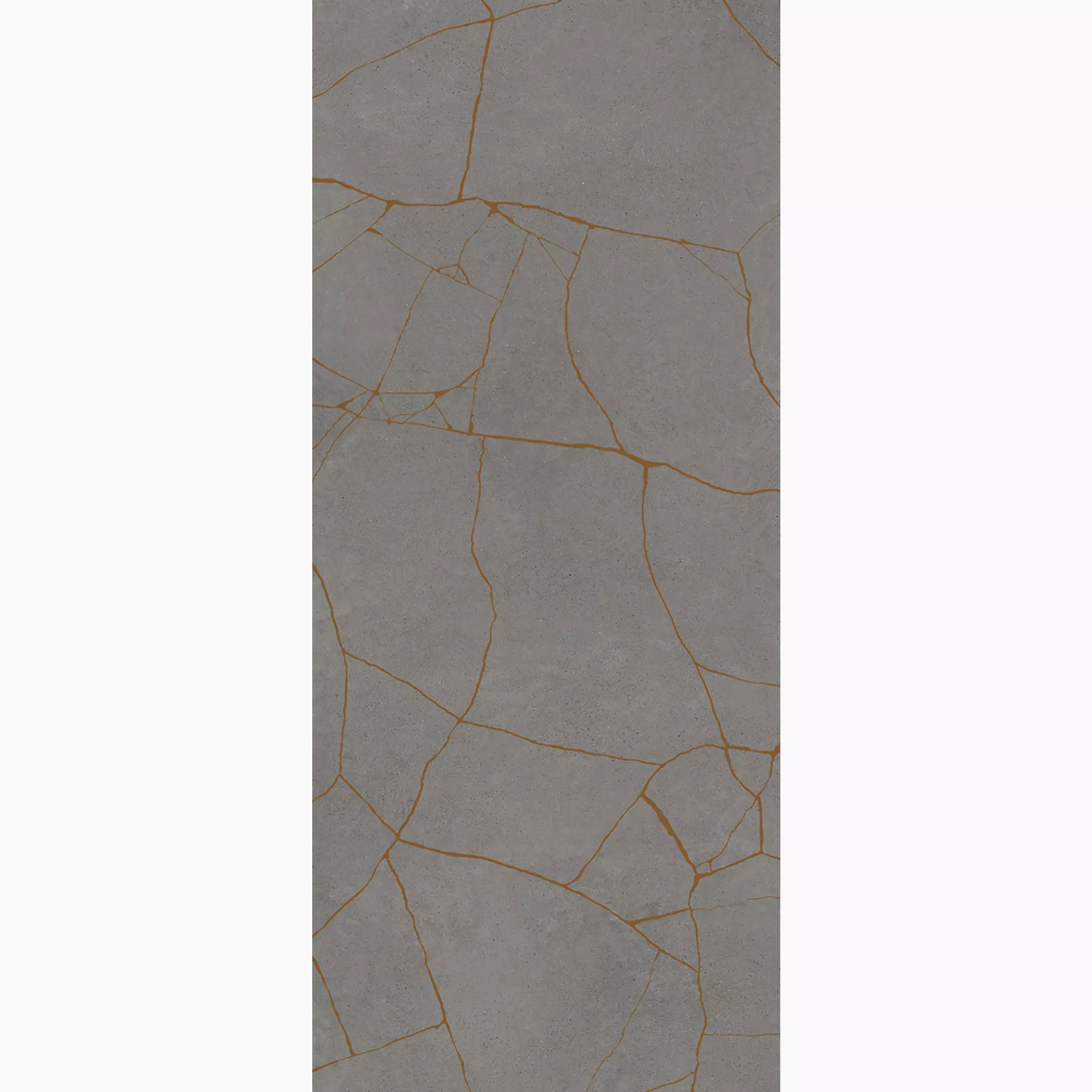 Coem Wide Gres Graphite Naturale Cement Effect Metal Groove CE287DR 120x280cm rectified 6mm