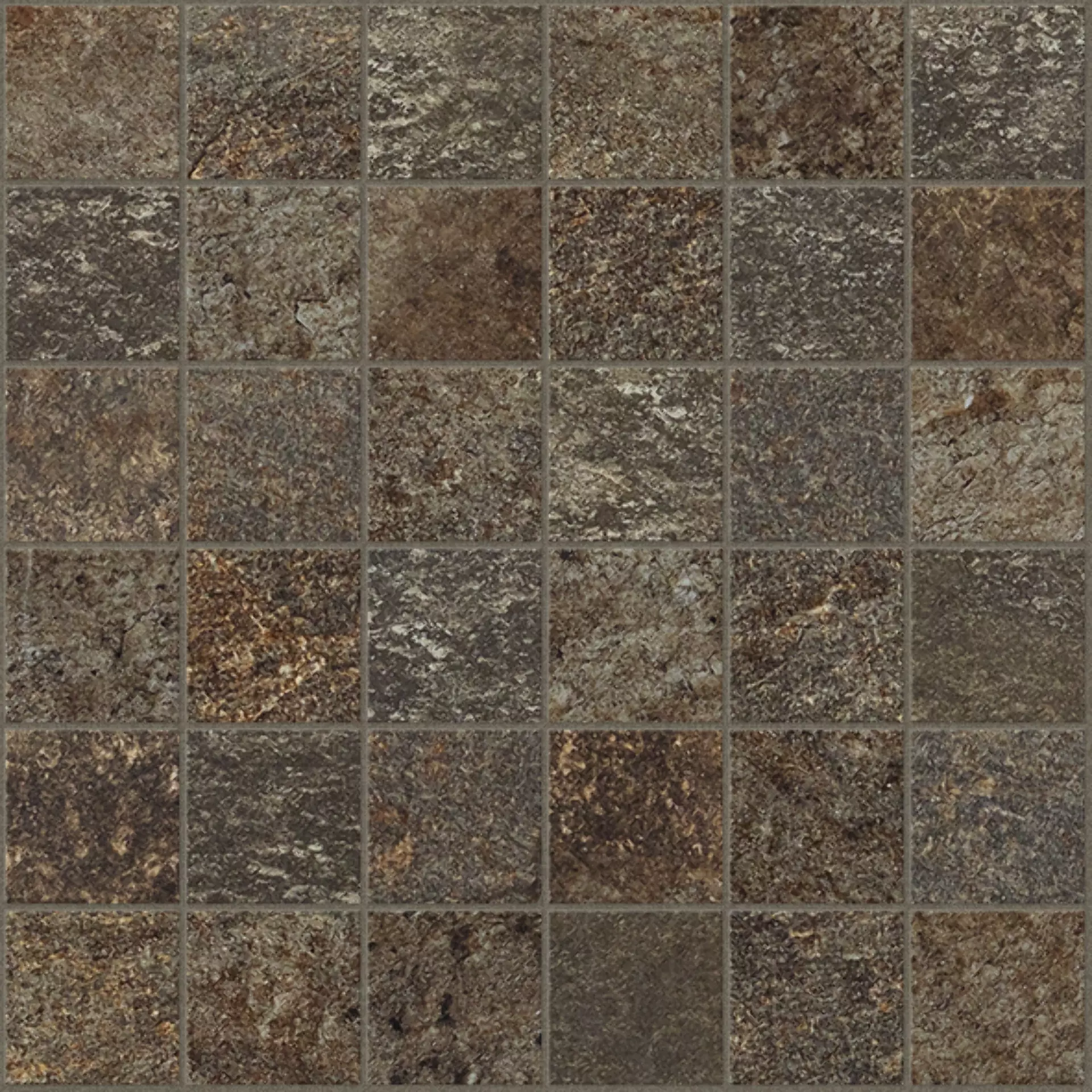 Cercom Absolute Ground Naturale Mosaic 5X5 1076677 30x30cm rectified