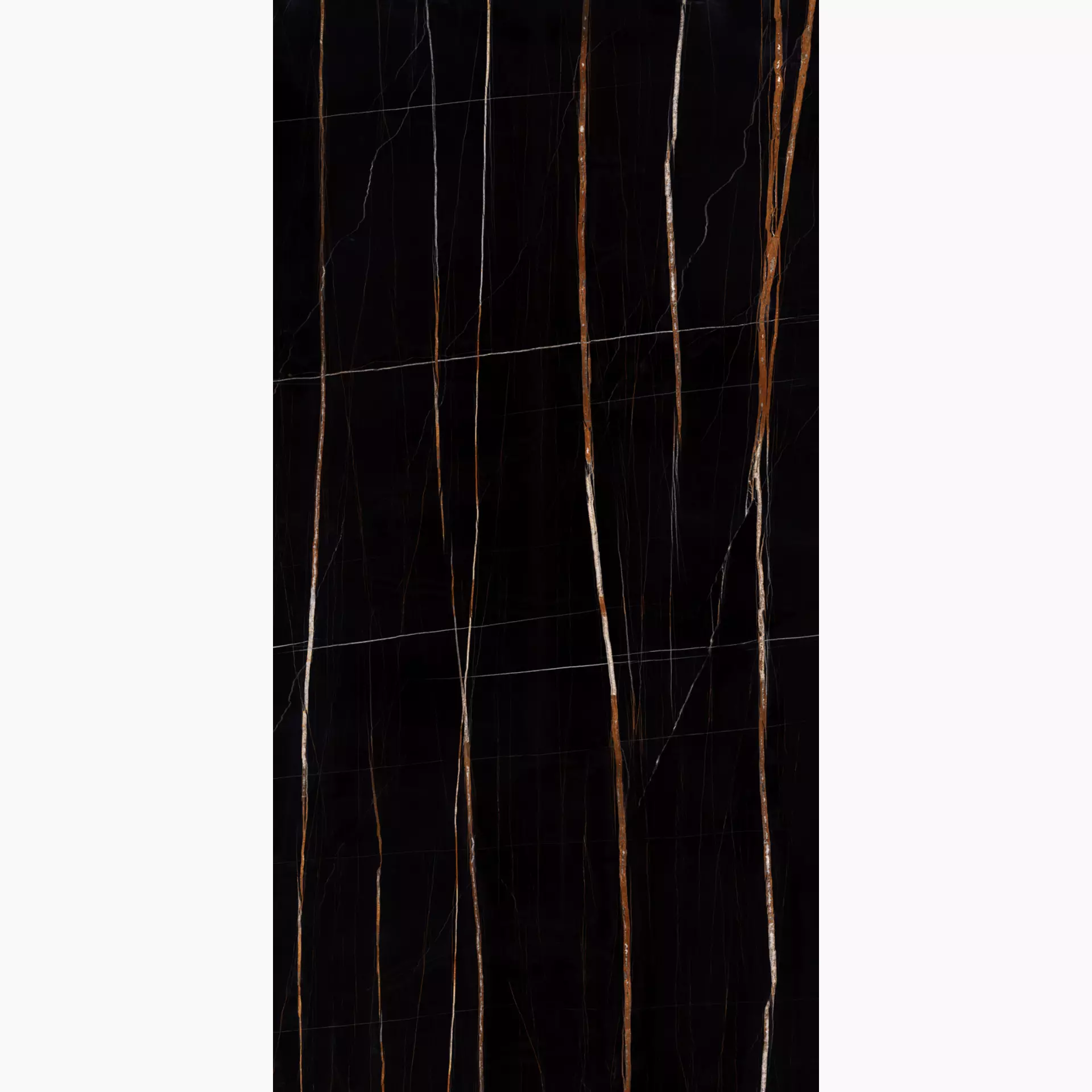 Marazzi Grande Marble Look Sahara Noir Lux Sahara Noir M8ZJ glaenzend 160x320cm rektifiziert 6mm