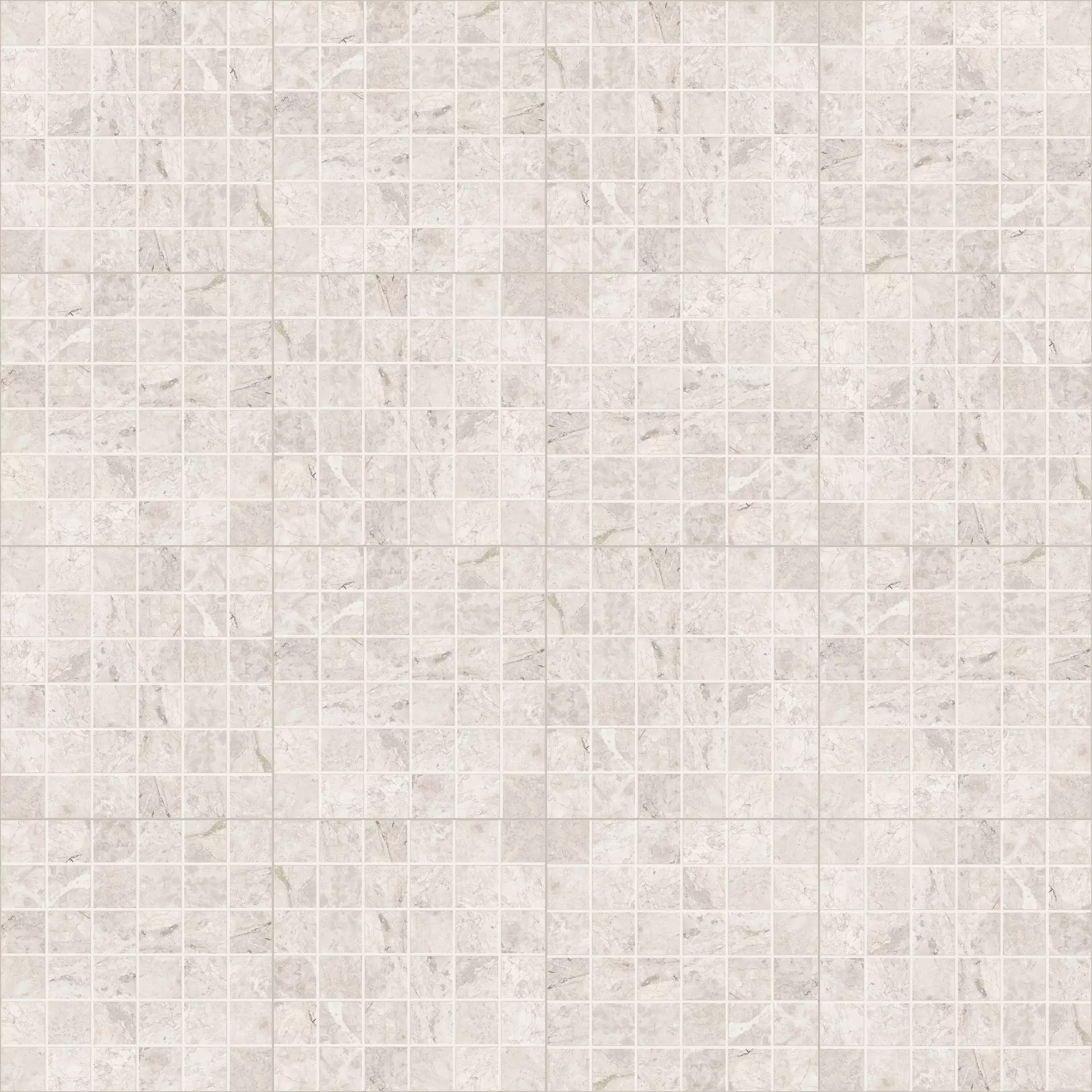 Keope Omnia Emperador White Spazzolato Mosaic T5 474B4D31 30x30cm rectified 9mm