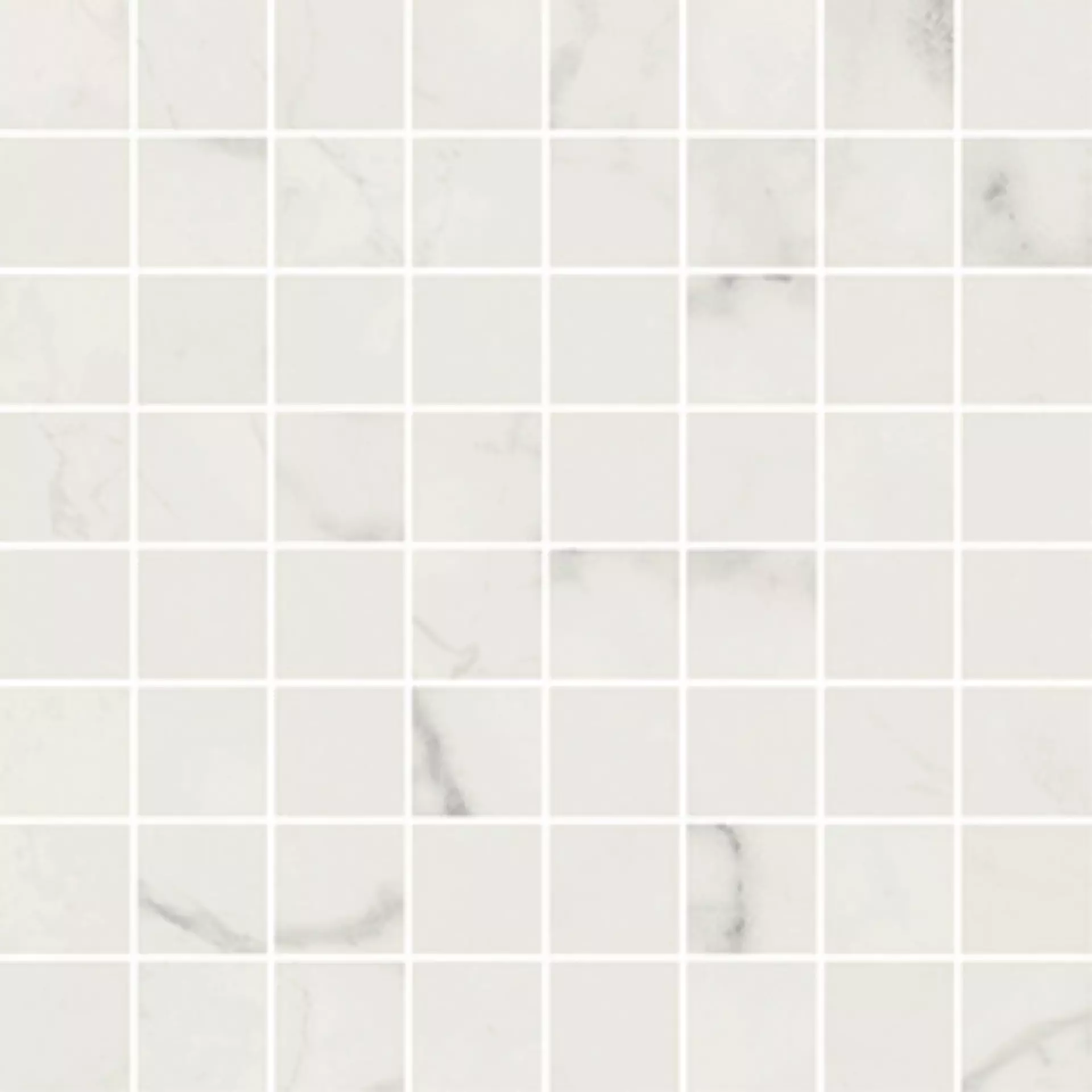 Wandfliese,Bodenfliese Villeroy & Boch Victorian White Polished White 2005-MK1P poliert 3,7x3,7cm Mosaik (3,7x3,7) rektifiziert 9mm
