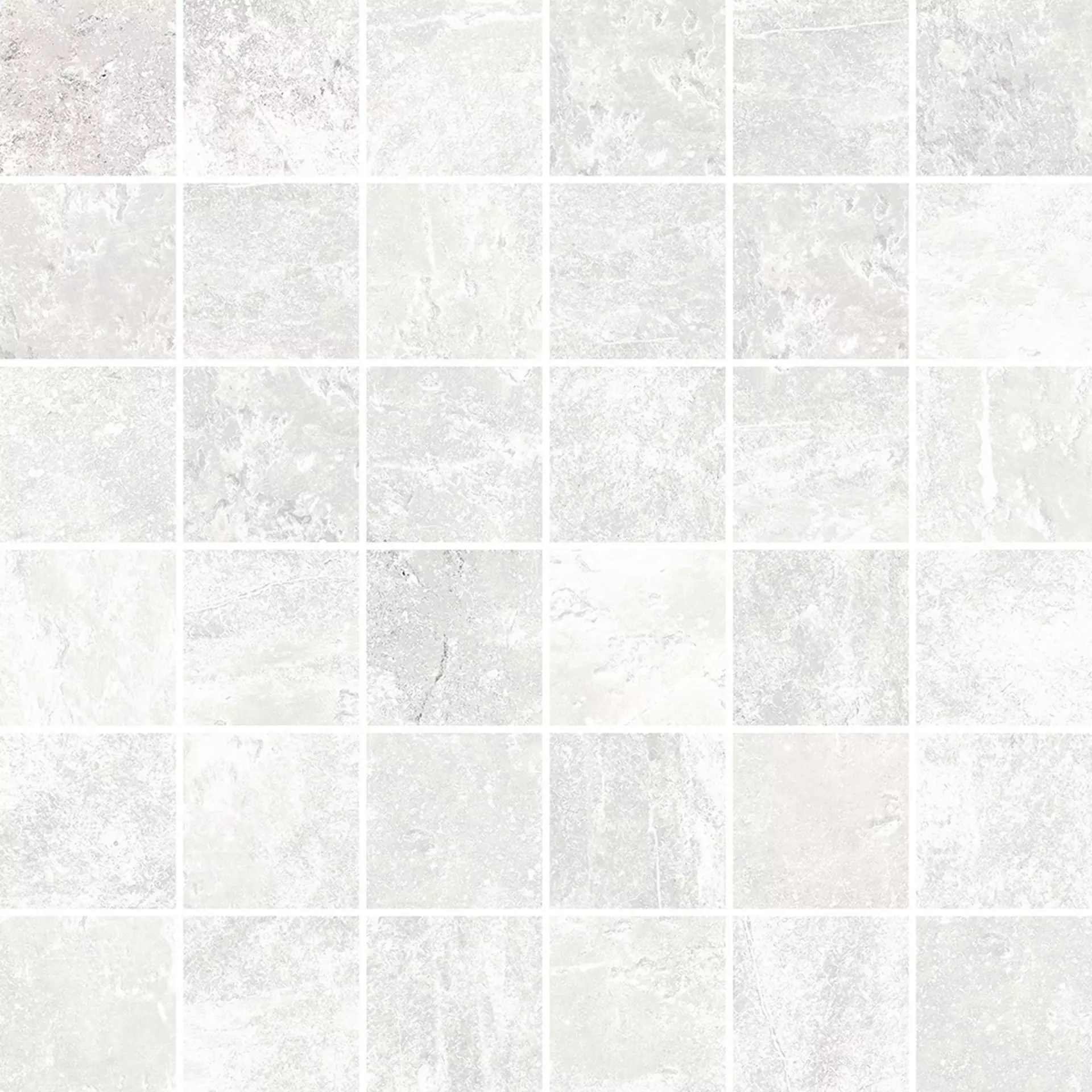 Rondine Ardesie White Naturale Mosaic J87149 30x30cm 9,5mm