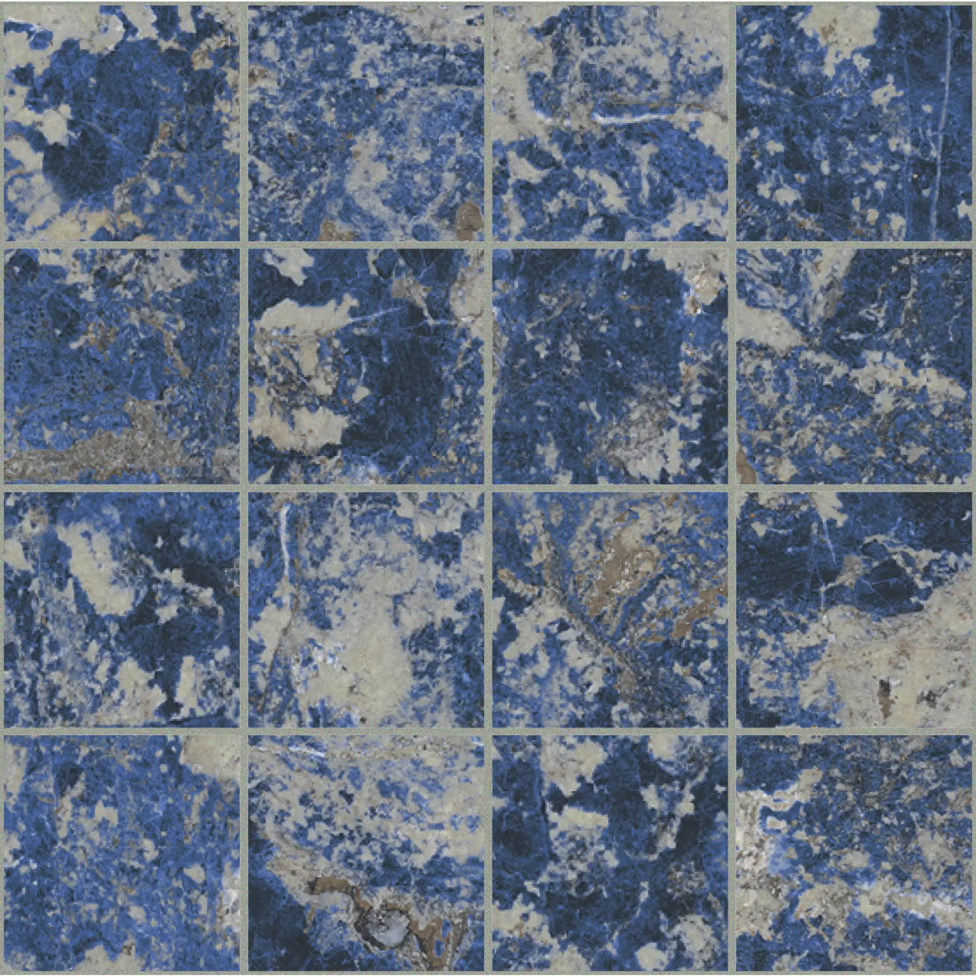 Florim Les Bijoux De Rex Sodalite Bleu Naturale – Matt Sodalite Bleu 767629 matt natur 7,5x7,5cm Mosaik 7,5x7,5 rektifiziert 6mm