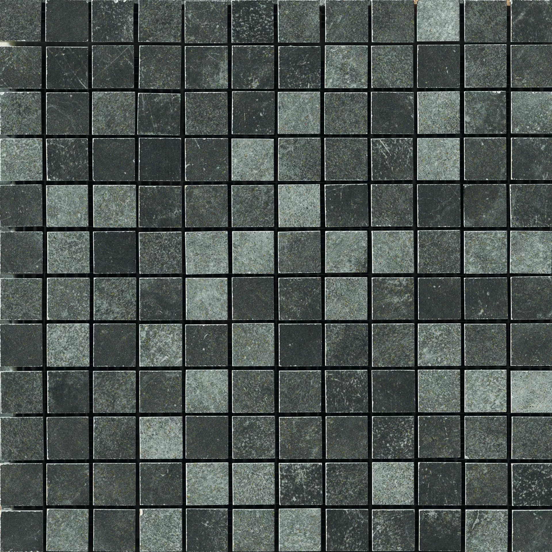 CIR Miami Pitch Black Naturale Mosaic 1064130 30x30cm 10mm
