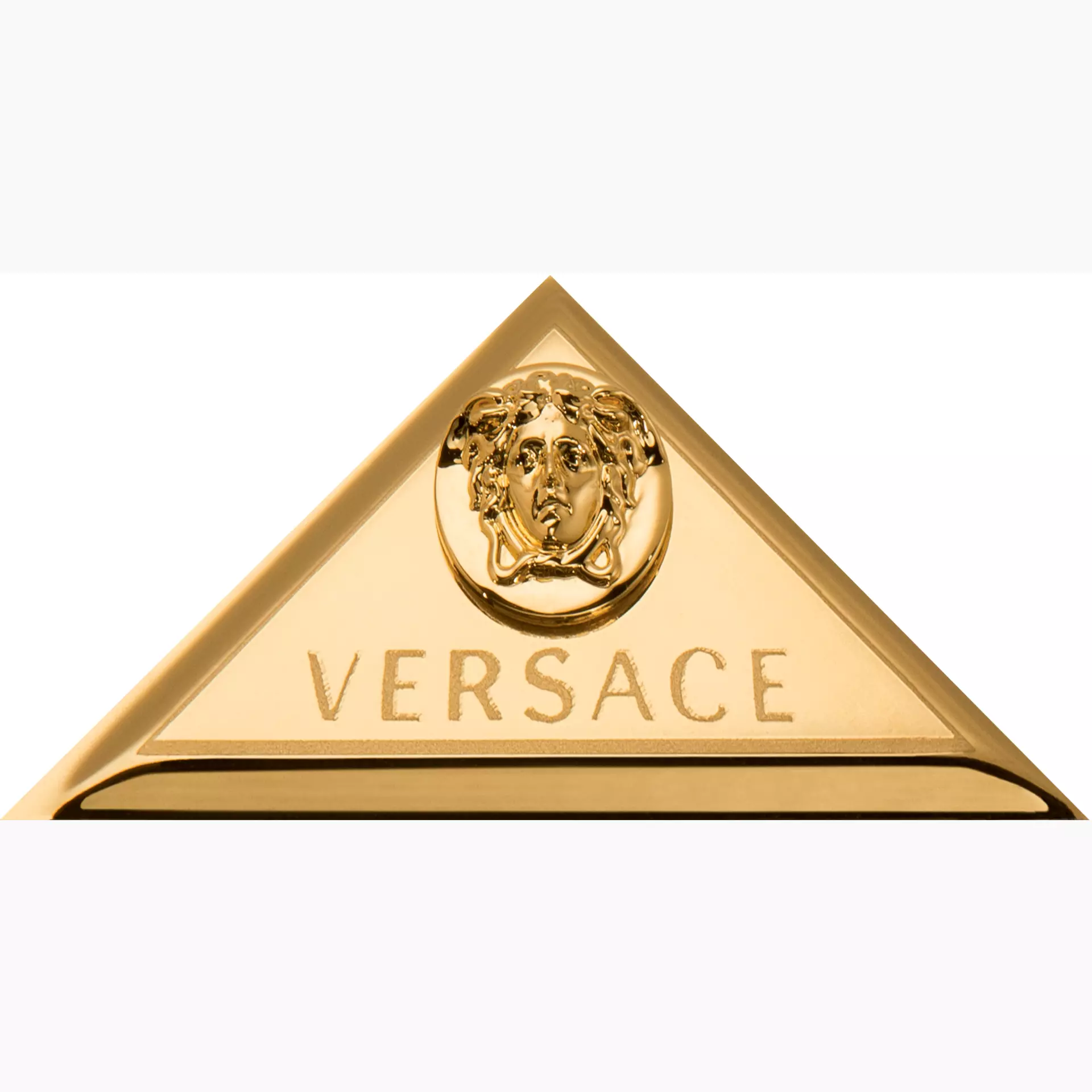 Versace Firma Gold Pvd Naturale Gold Pvd G0068970 4,5x8,7cm Triangolo Medusa