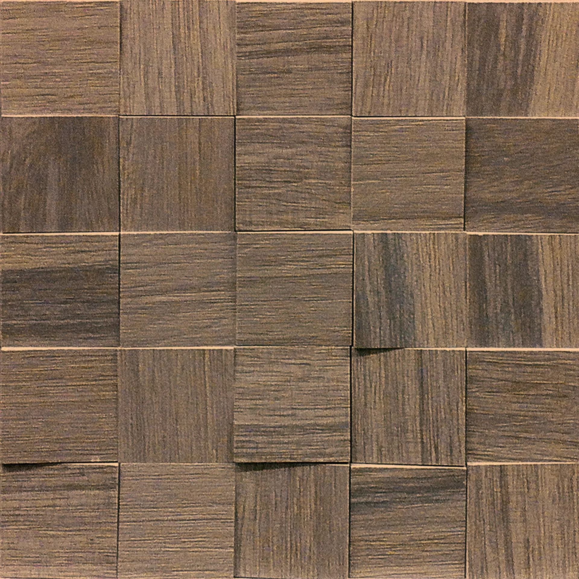 Florim Wooden Tile Of Casa Dolce Casa Walnut Naturale – Matt Walnut 742058 matt natur 30x30cm Mosaik 3D 6x6 9mm