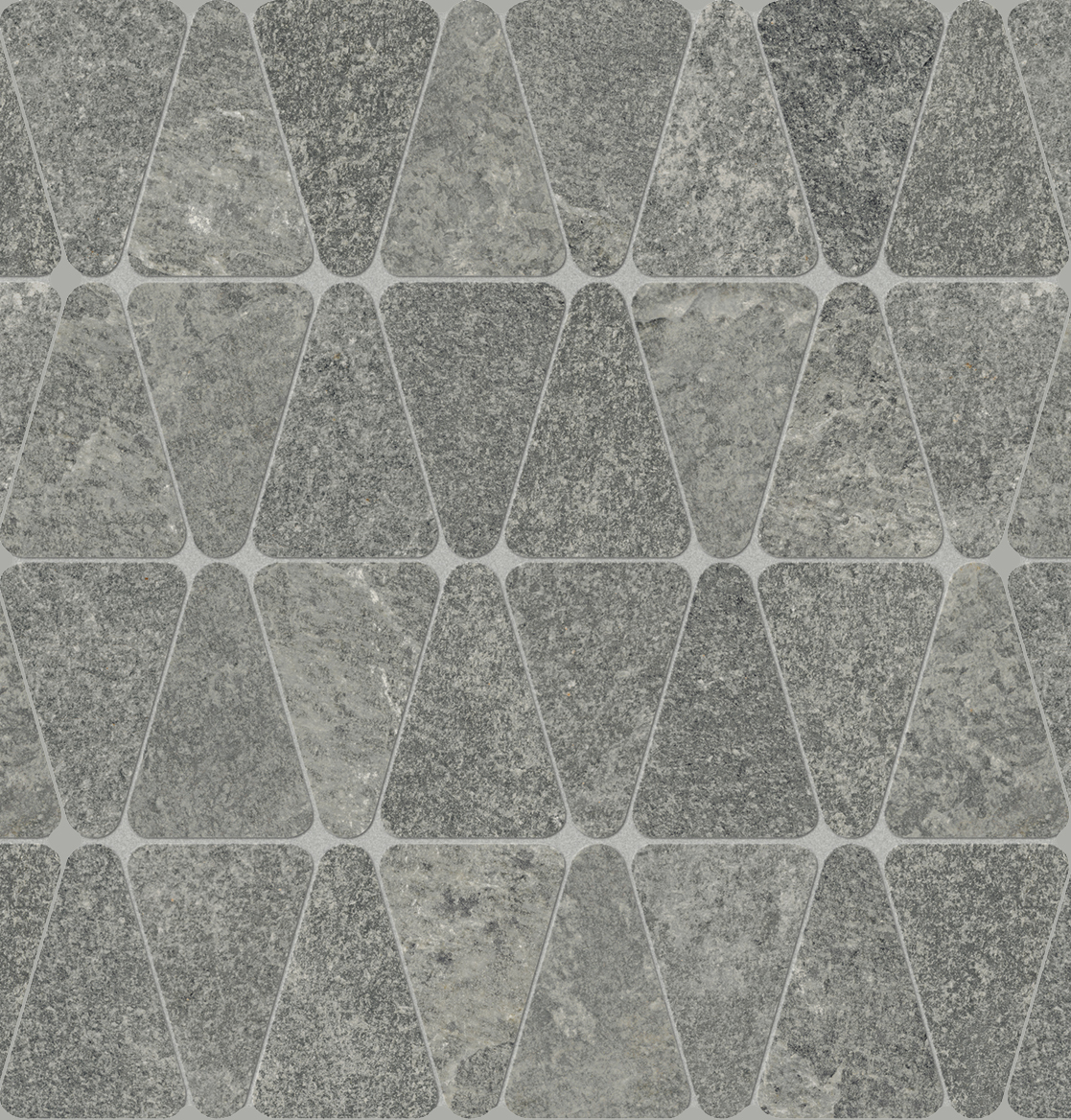 Marcacorona Graphite Strutturato Hithick Triangle Tessere J096 31x34,5cm rectified 9mm