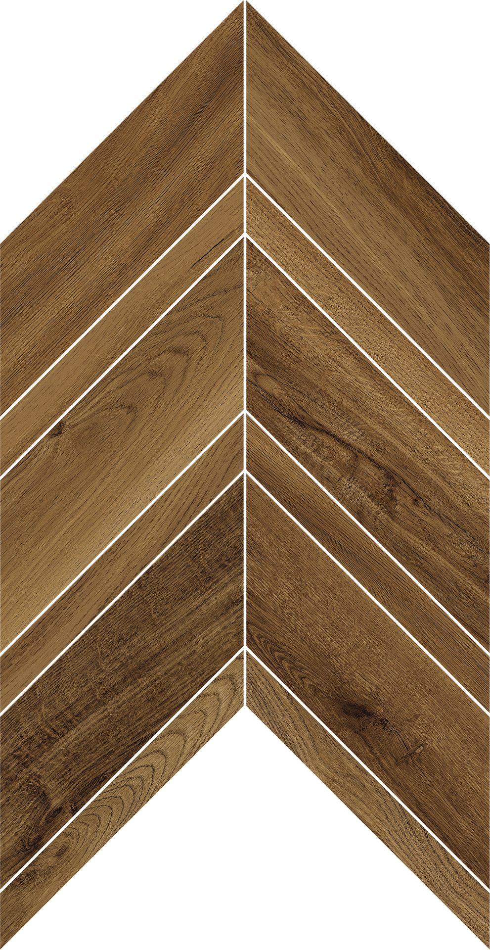 Panaria Nuance Tabacco Antibacterial - Naturale Chevron PGZN114 37,4x48,6cm rectified 9,5mm
