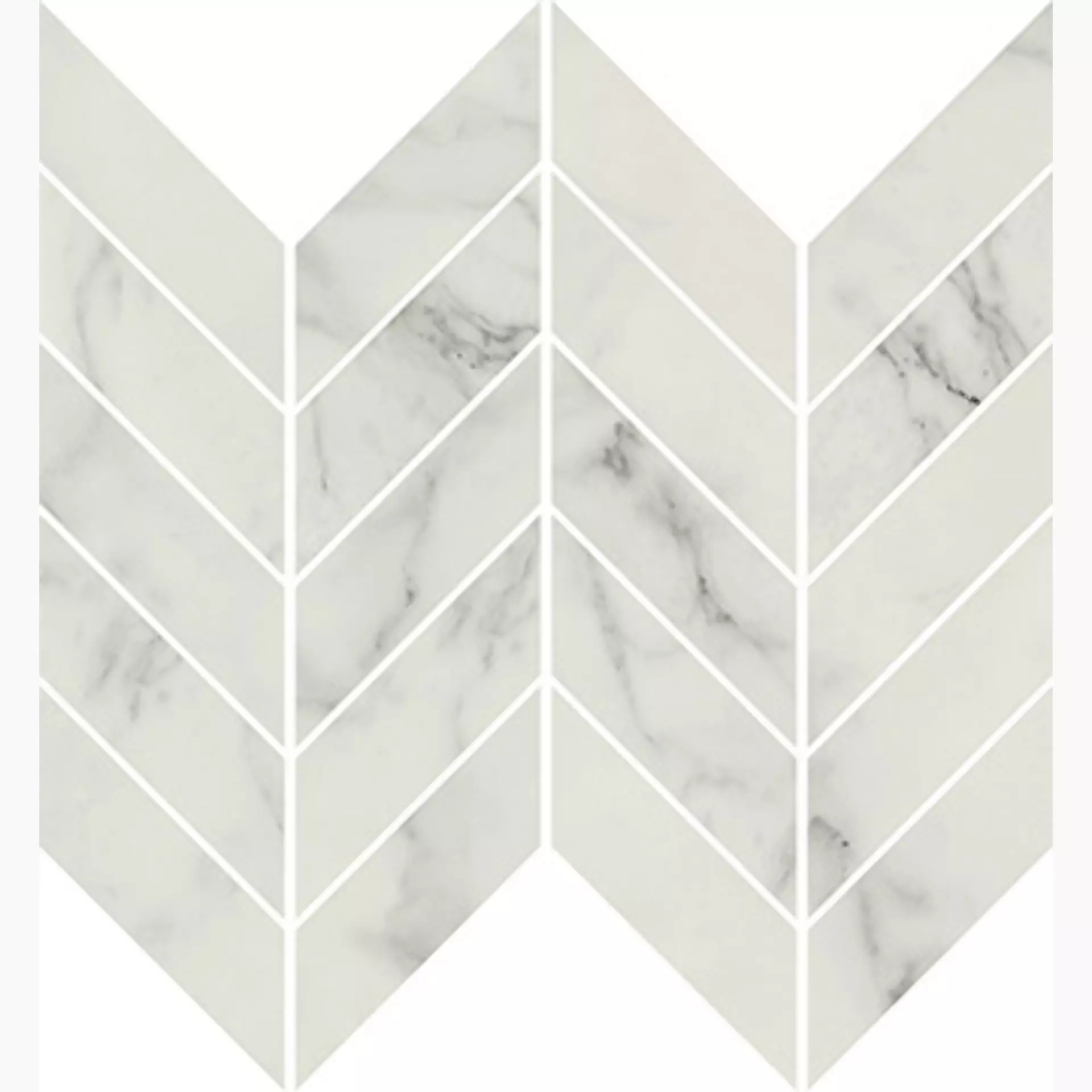 Villeroy & Boch Marble Arch Magic White Polished Magic White 2015-MA0P poliert 4,5x10cm Dekor 9mm