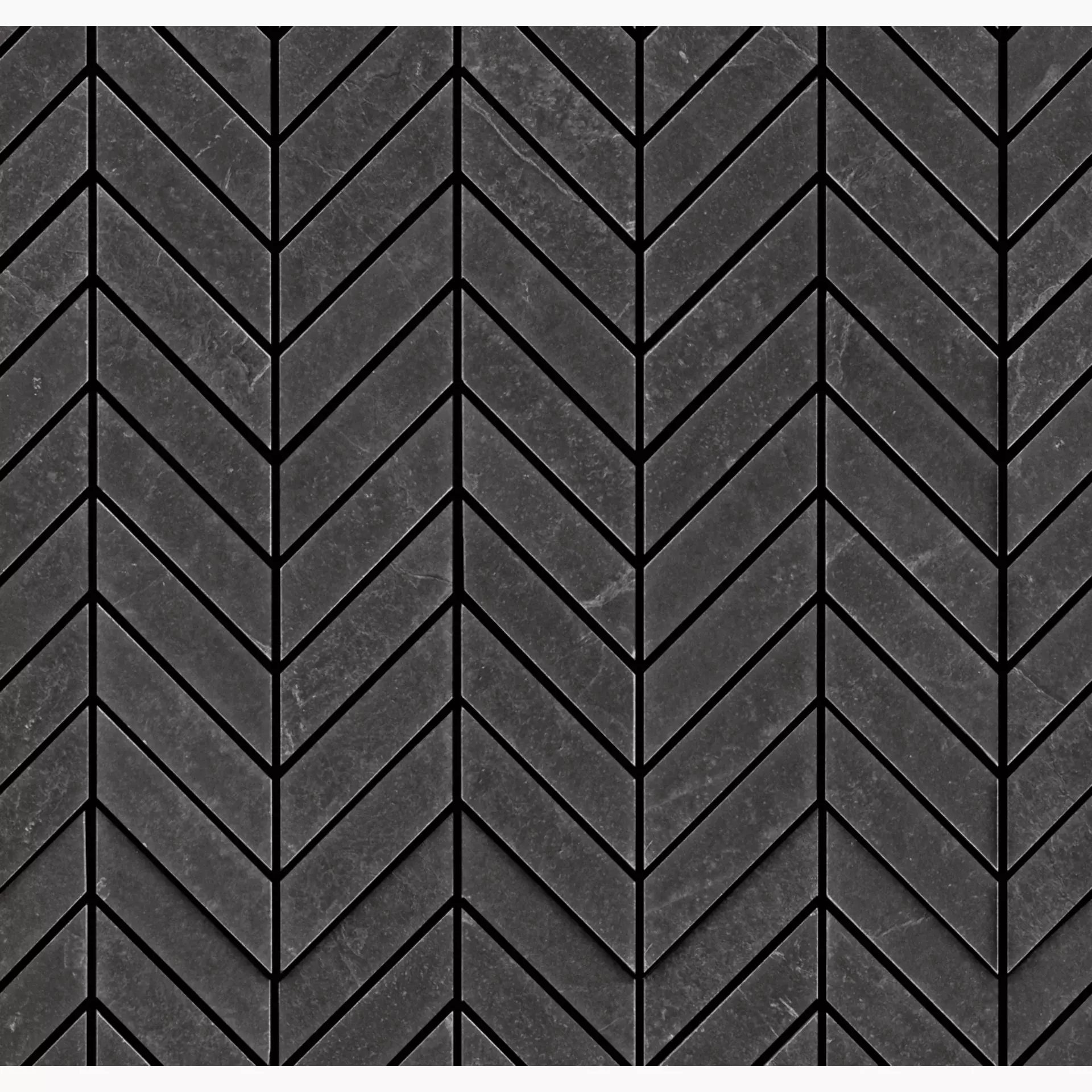 Ragno Realstone Slate Black Naturale – Matt Mosaik Freccia R6GM 37x41cm 10mm