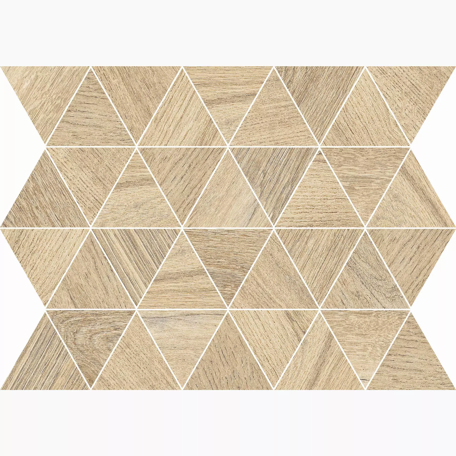 Flaviker Cozy Honey Naturale Mosaic Triangles PF60001281 26x34cm rectified 8,5mm
