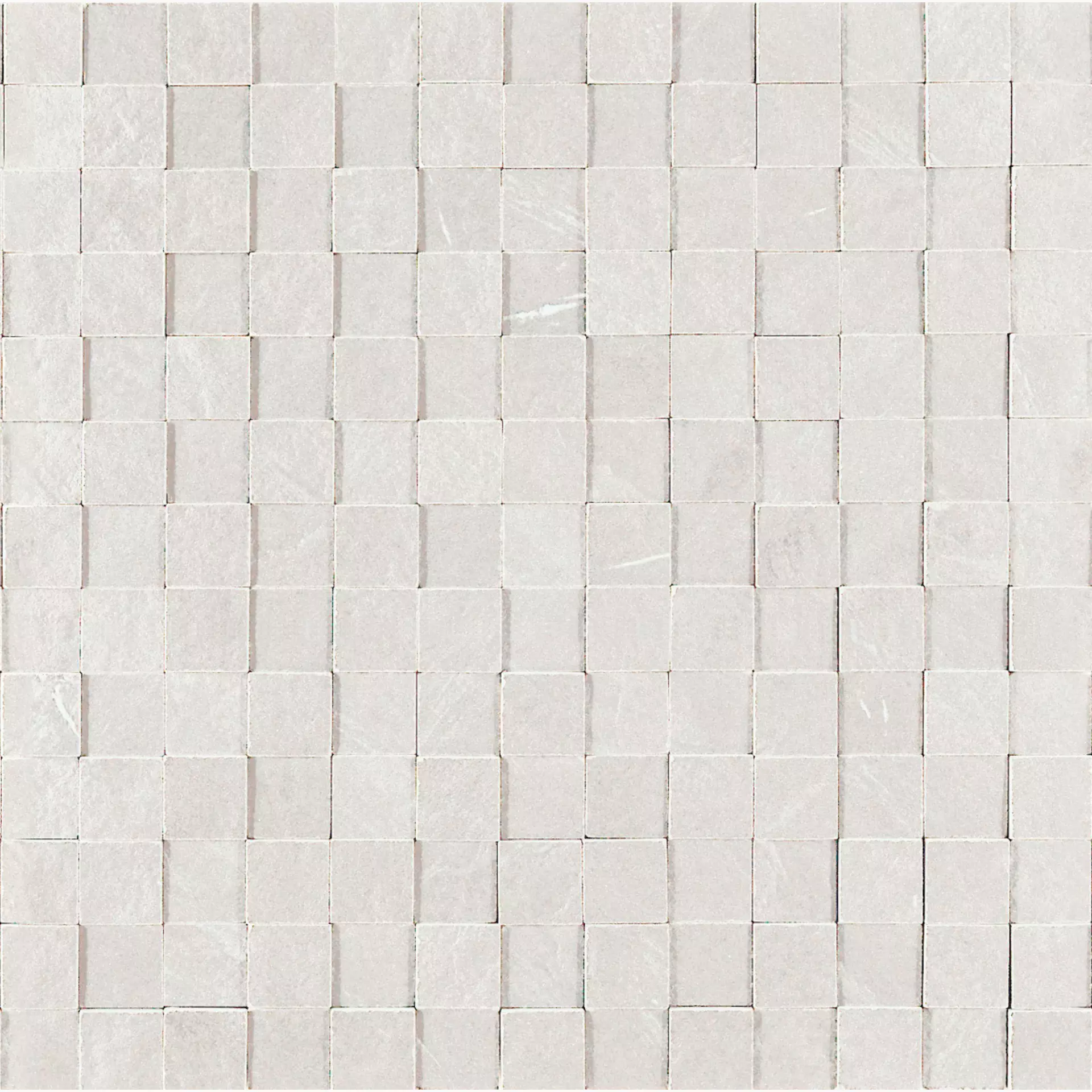 Bodenfliese,Wandfliese Marazzi Mystone Lavagna Bianco Naturale – Matt Bianco MD1H matt natur 30x30cm Mosaik 3D 10mm