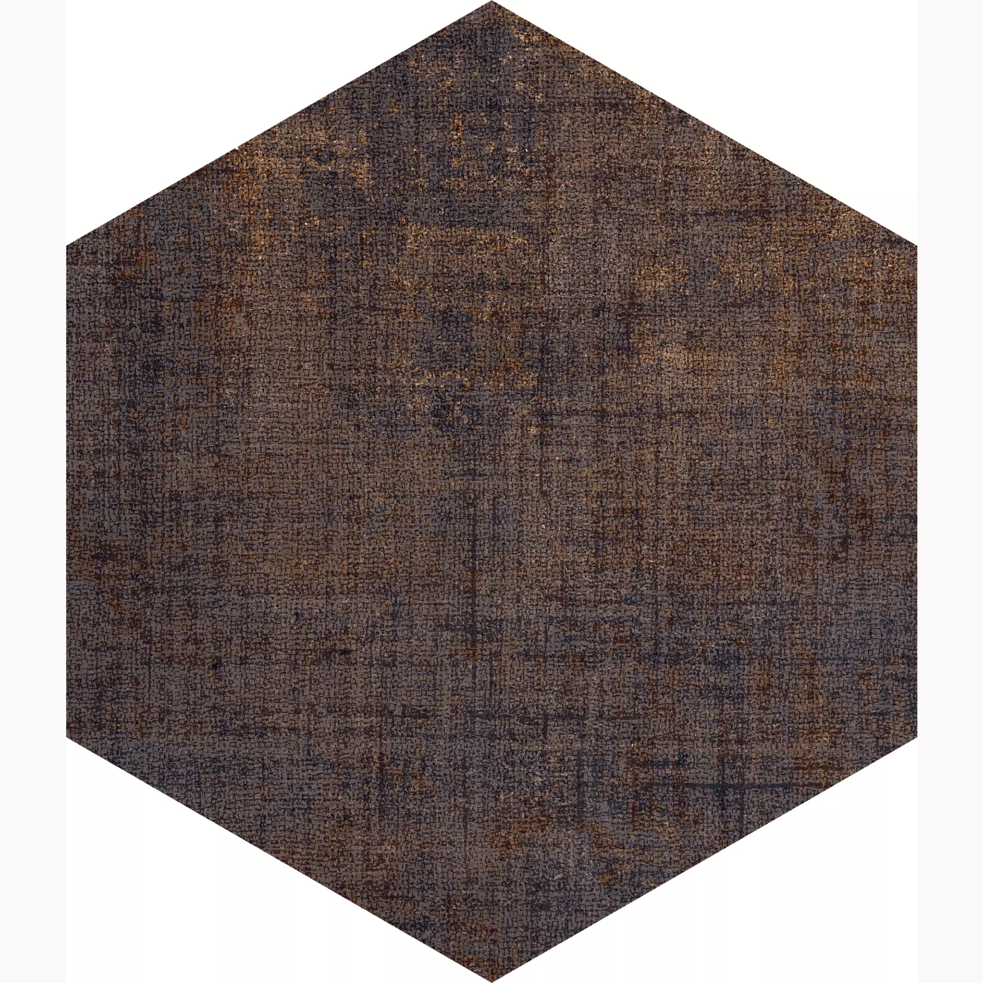 Marcacorona Textile Dark Naturale – Matt Dark D568 matt natur 21,6x25cm Esagona 9mm