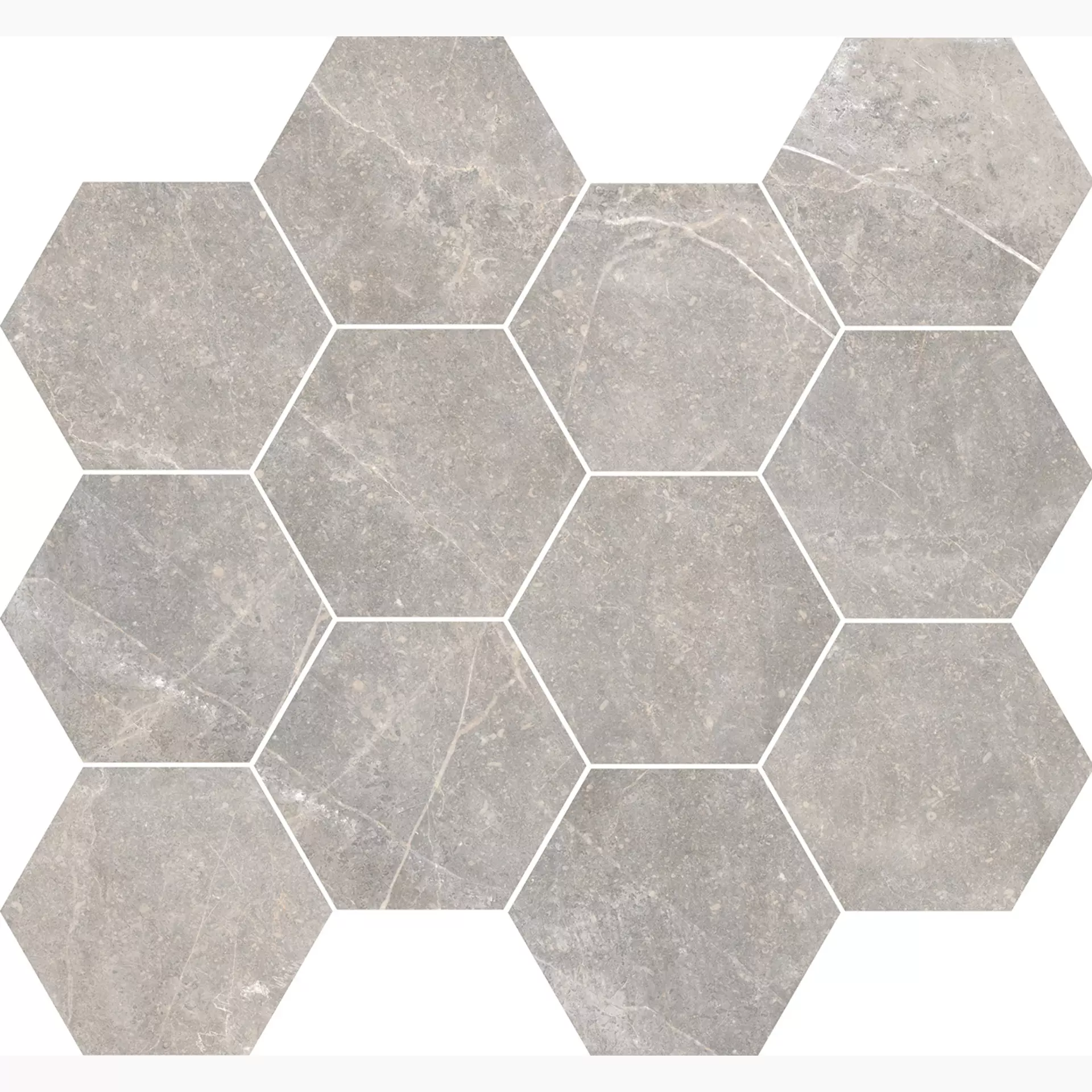 Rondine Canova Carnico Naturale Mosaic Hexagon J88575 30,3x35cm 8,5mm