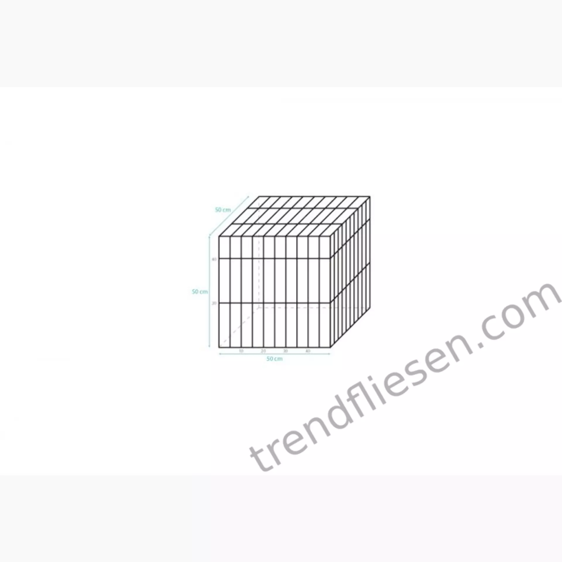 Trendbox 50x50x50 cm  gefüllt BOXT1