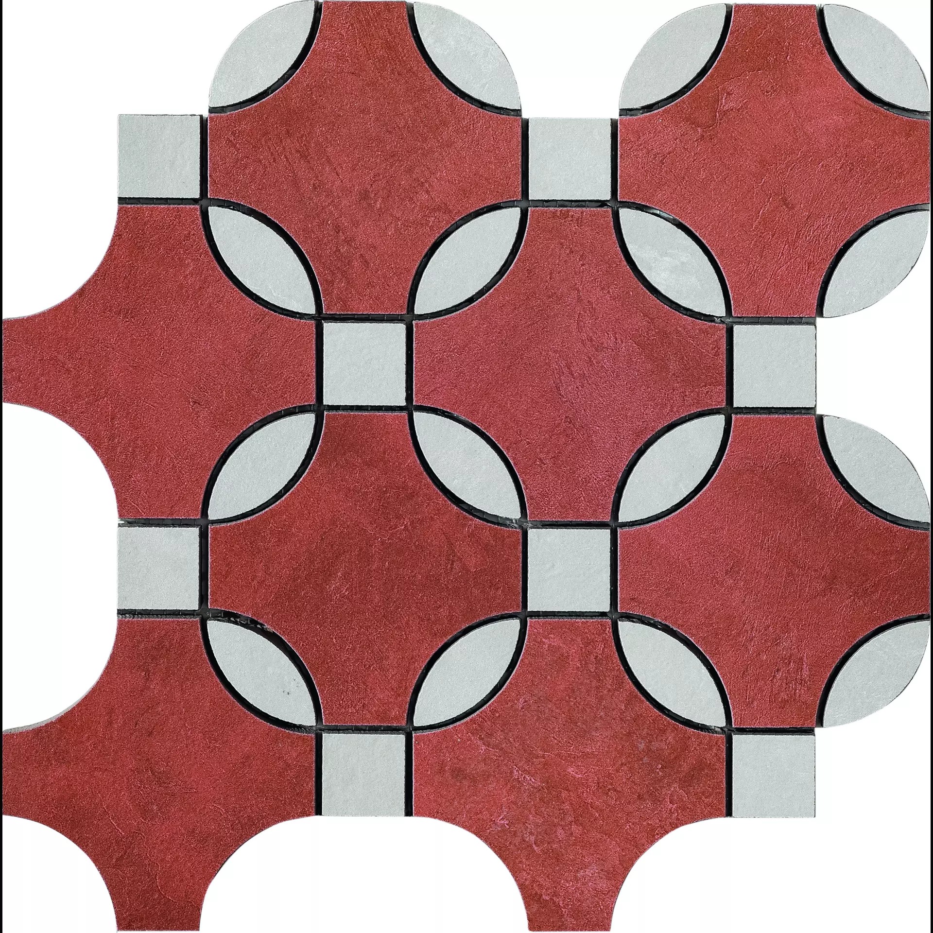 CIR Tadelakt Berbere Naturale Mosaik Berbere 1082256 23,4x23,4cm rektifiziert