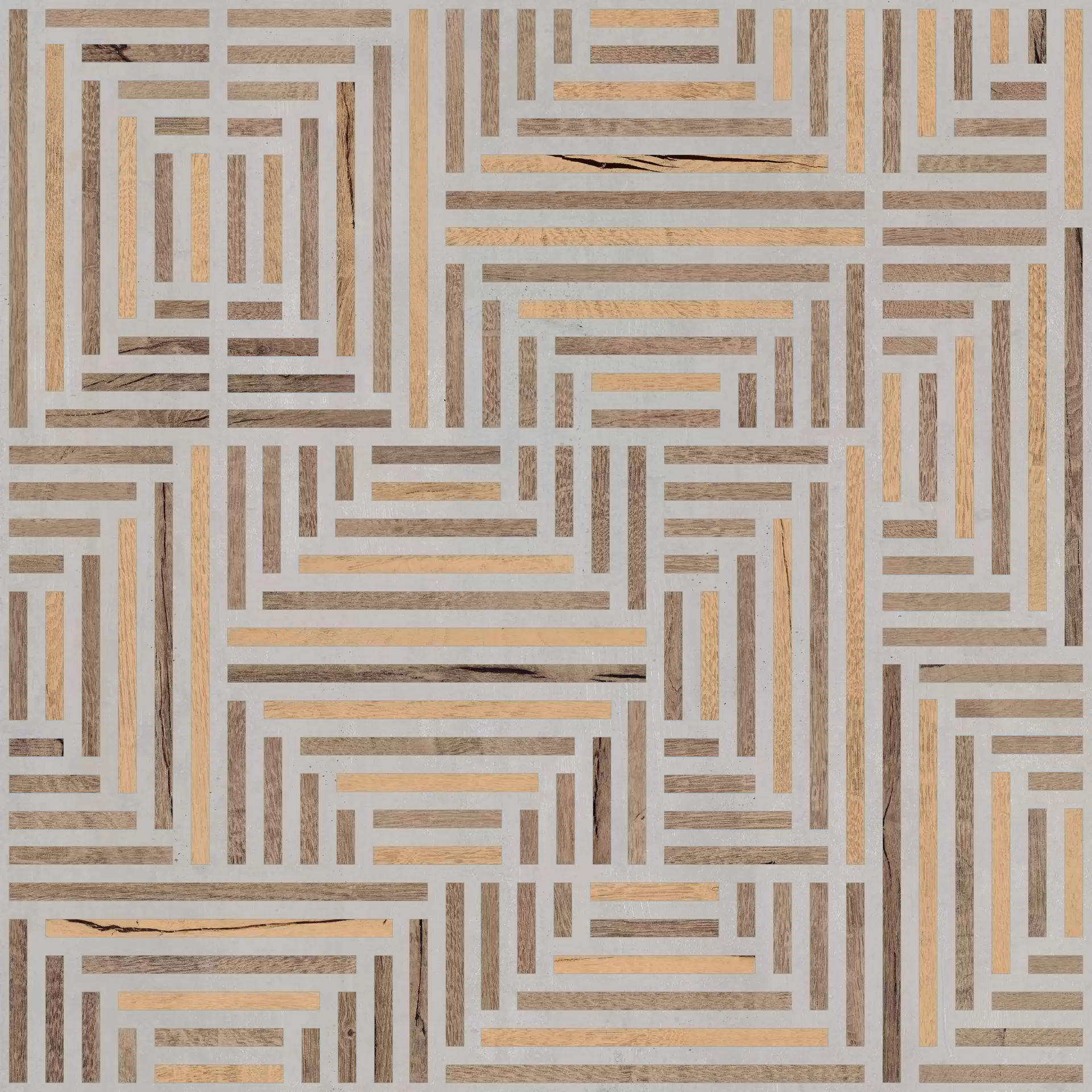 Sant Agostino Form Maze Natural Decor CSAMAZE190 90x90cm rectified 10mm