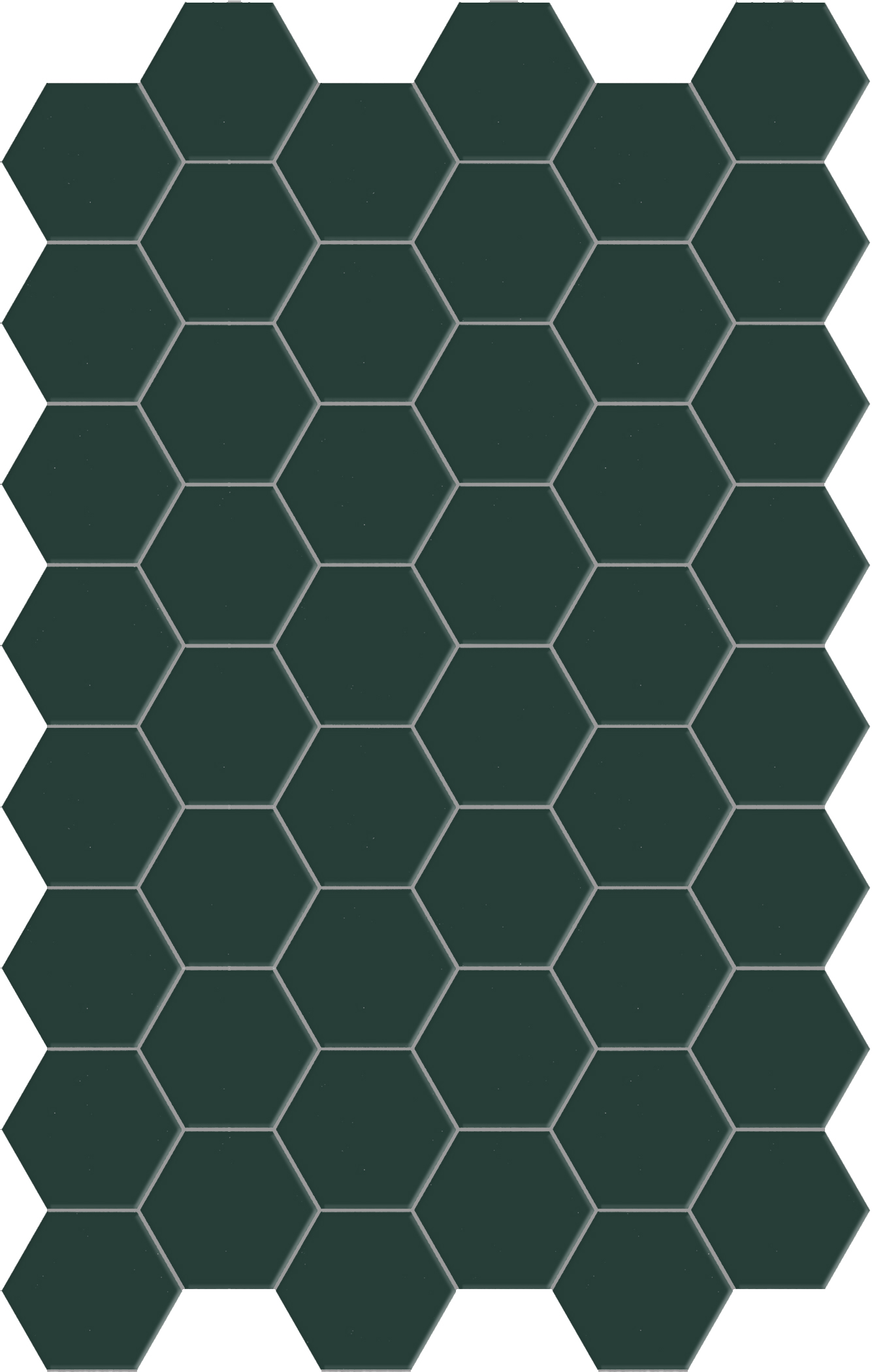 Terratinta Hexa Green Echo Matt Hexagon TTHXF07N 14x16cm 8,5mm