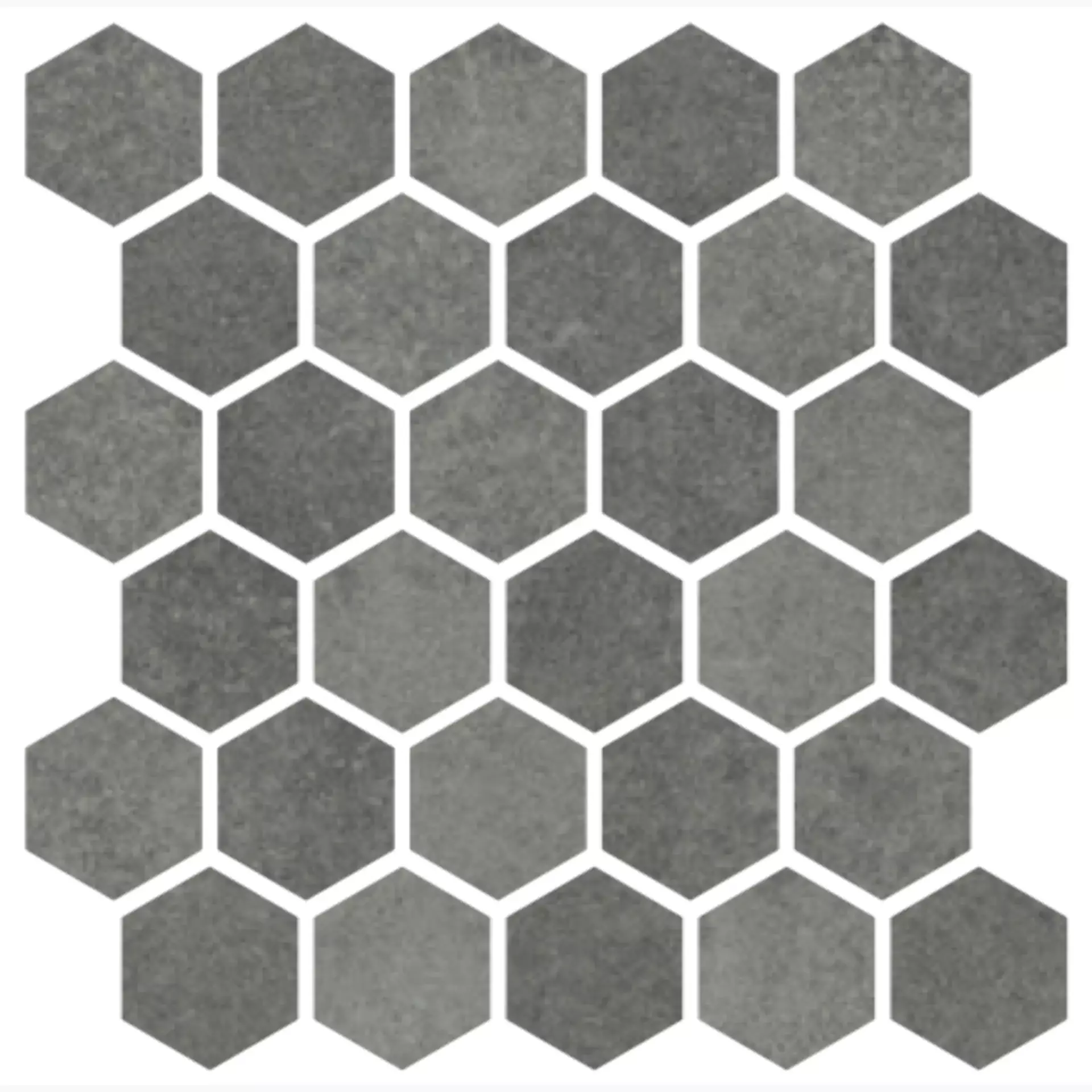 CIR Materia Prima Hunter Green Naturale Mosaic Hexagon 1069912 27x27cm 10mm