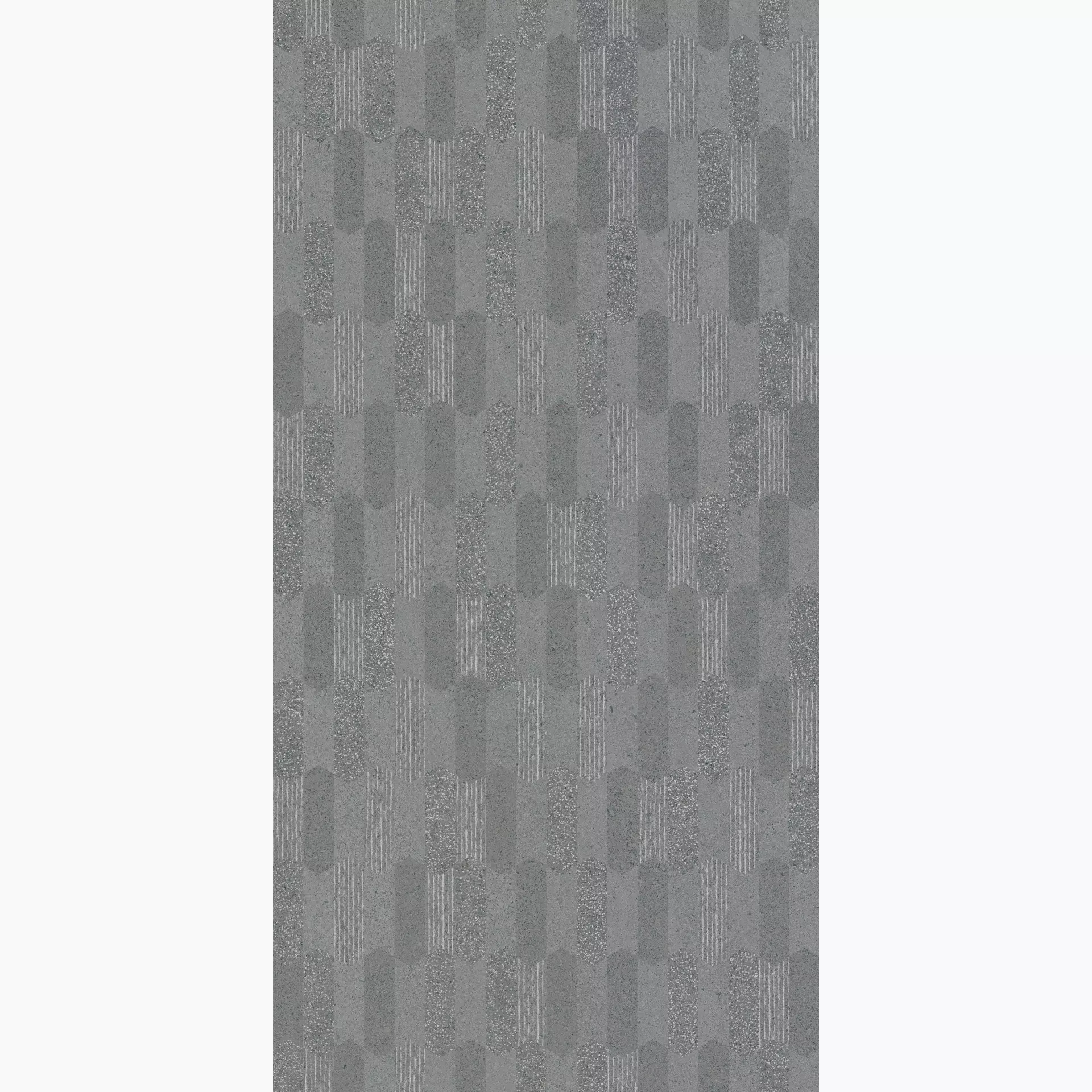 Flaviker Rockin Grey Naturale Decor Lozenge PF60010126 60x120cm rectified 8,5mm
