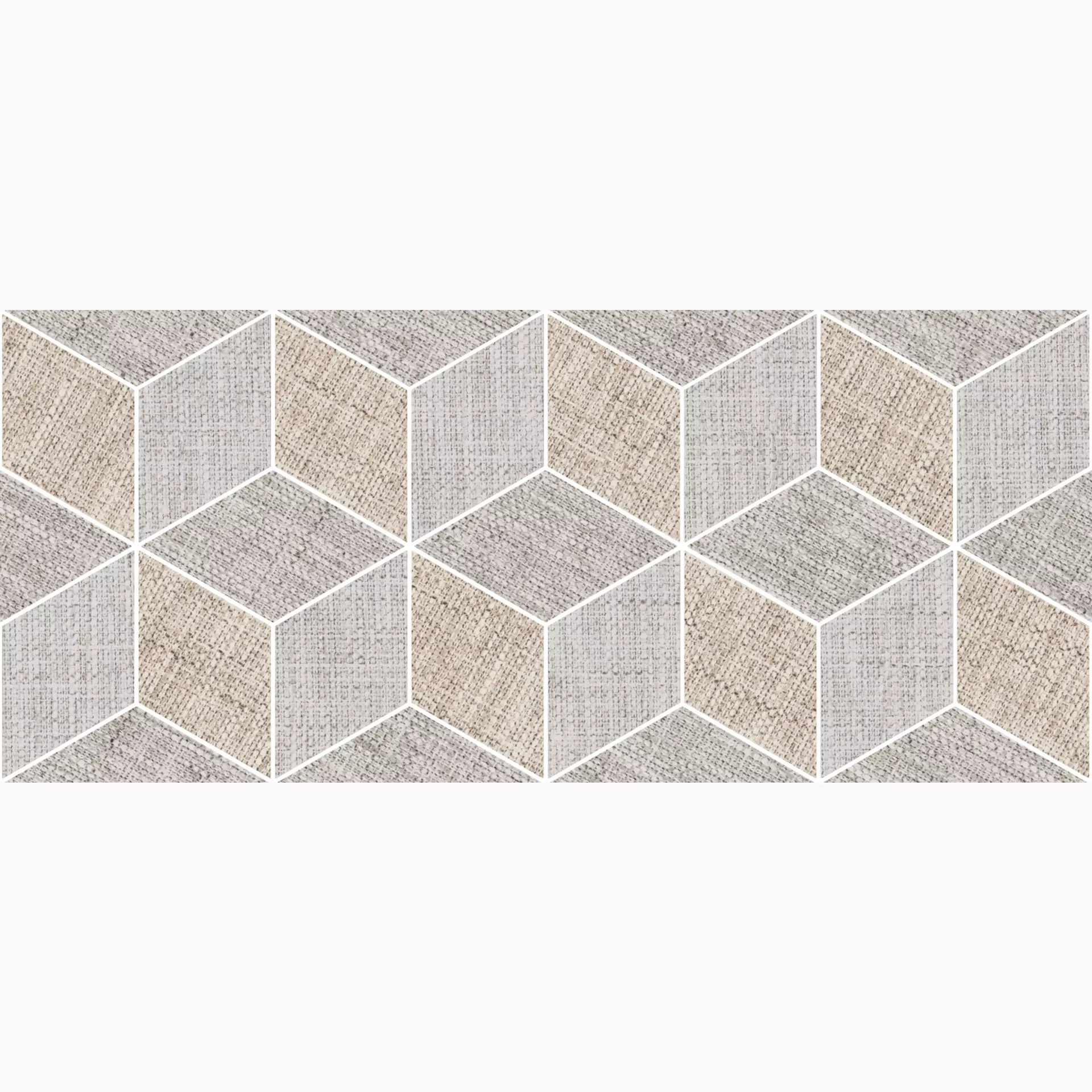 Sant Agostino Fineart Light Natural Hexagon Mix CSAEXFML01 20x46cm rectified 10mm