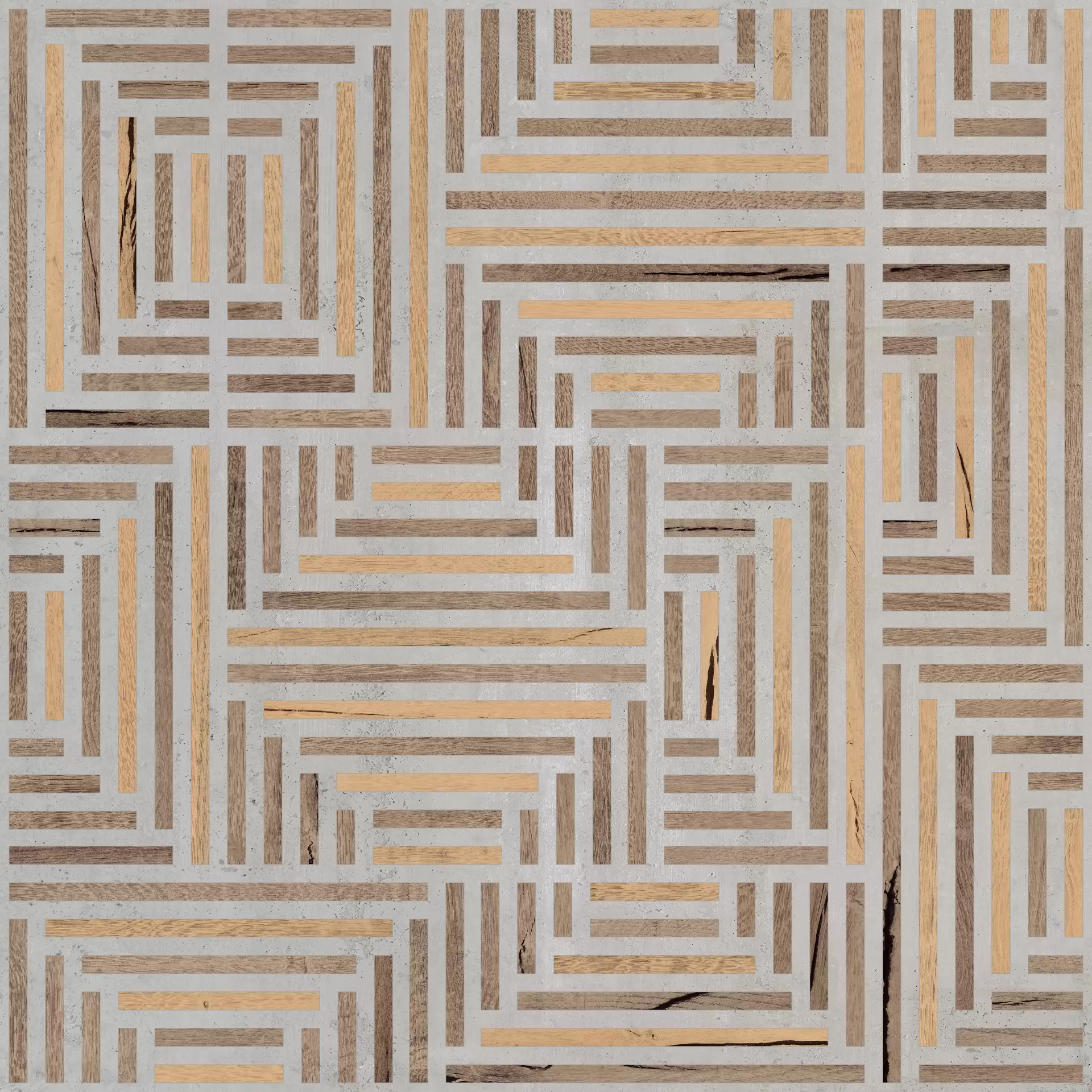 Sant Agostino Form Maze Natural Decor CSAMAZE190 90x90cm rectified 10mm