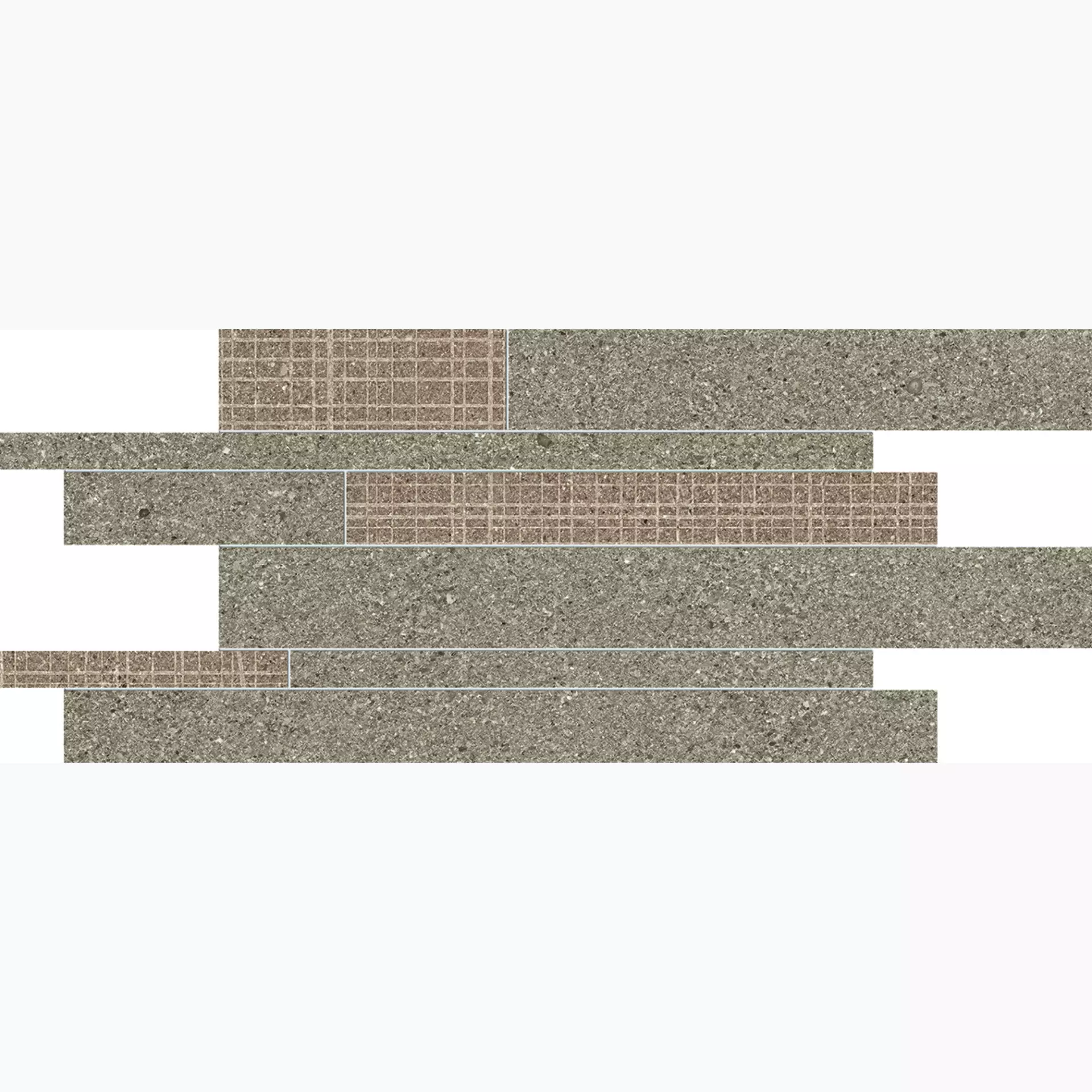 Ergon Grain Stone Taupe Naturale Mosaic Borders Sfalsati EDFY 30x60cm 9,5mm
