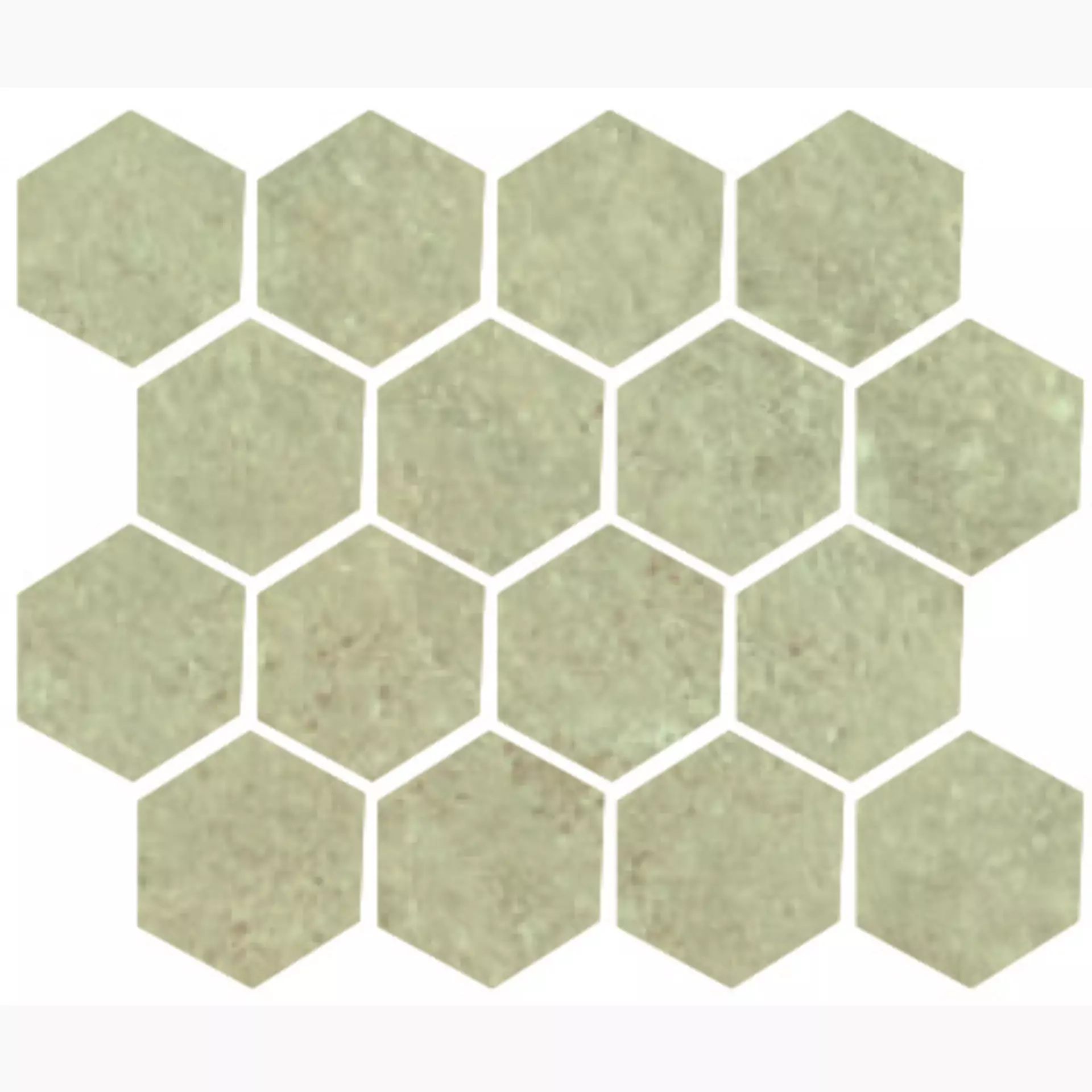 Serenissima Promenade Corda Naturale Mosaic Hexagon 1070682 25x30cm rectified