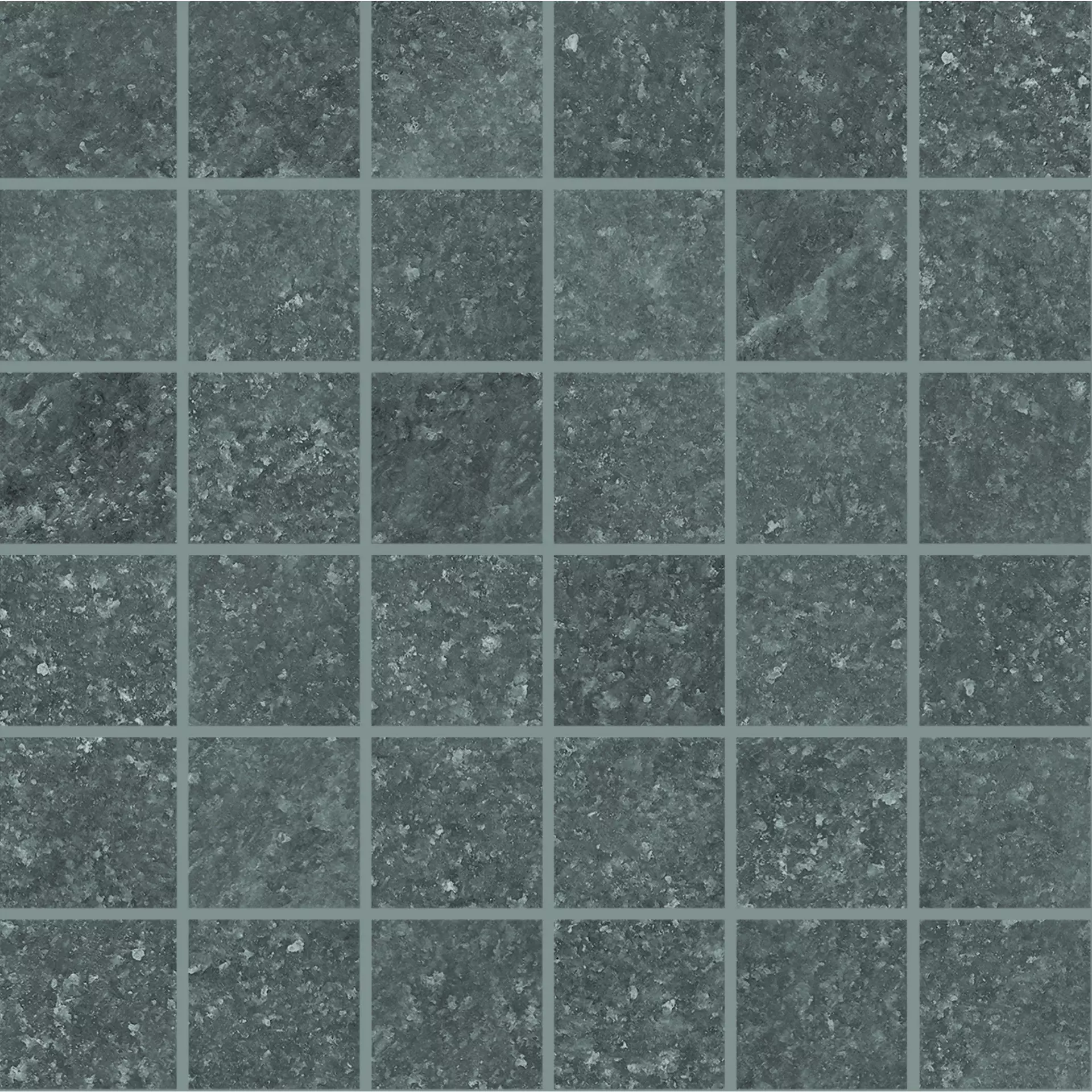 Provenza Salt Stone Black Iron Full Lappato Mosaic 5x5 EM4F 30x30cm 9,5mm