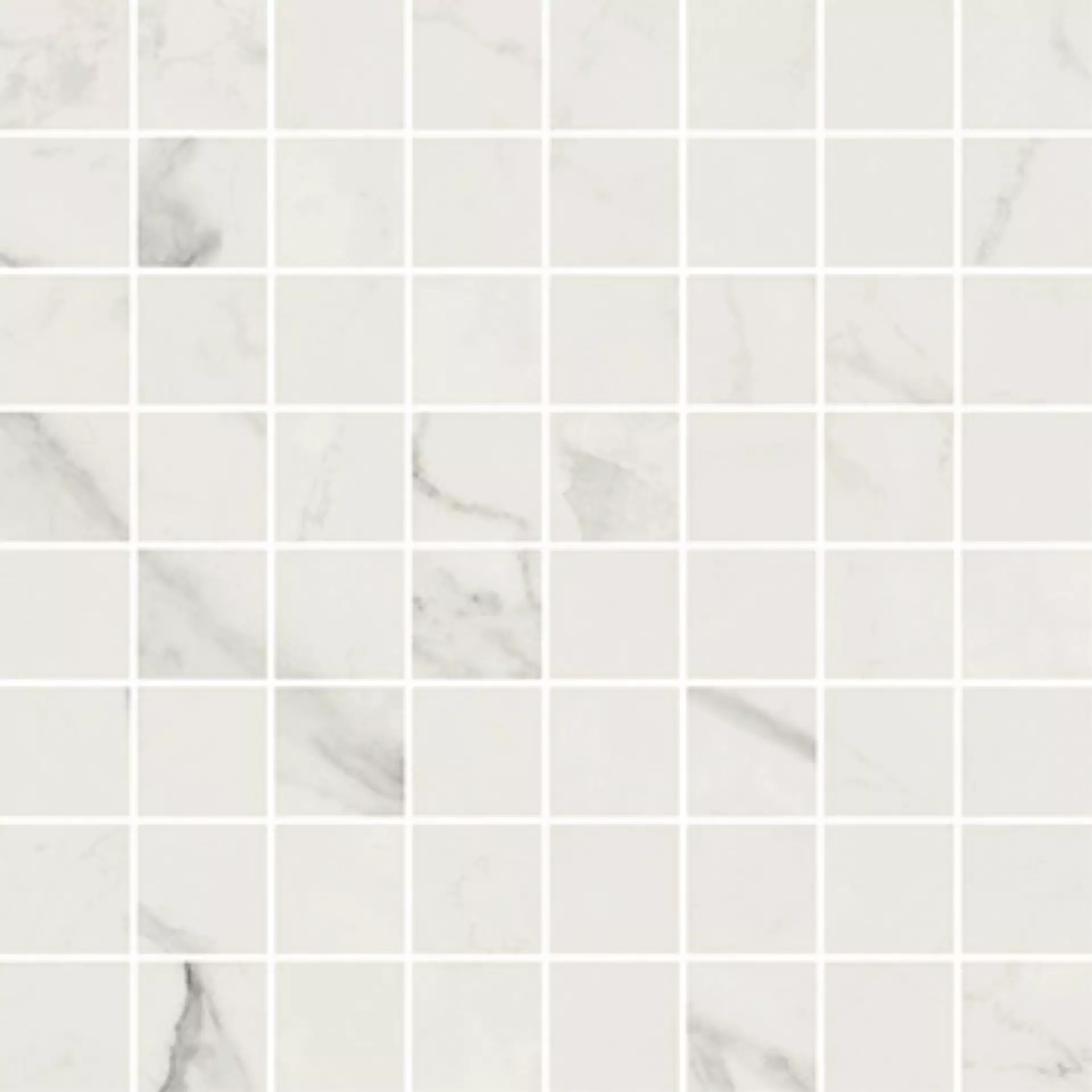 Villeroy & Boch Victorian White Polished Mosaic (3,7x3,7) 2005-MK1P 3,7x3,7cm rectified 9mm