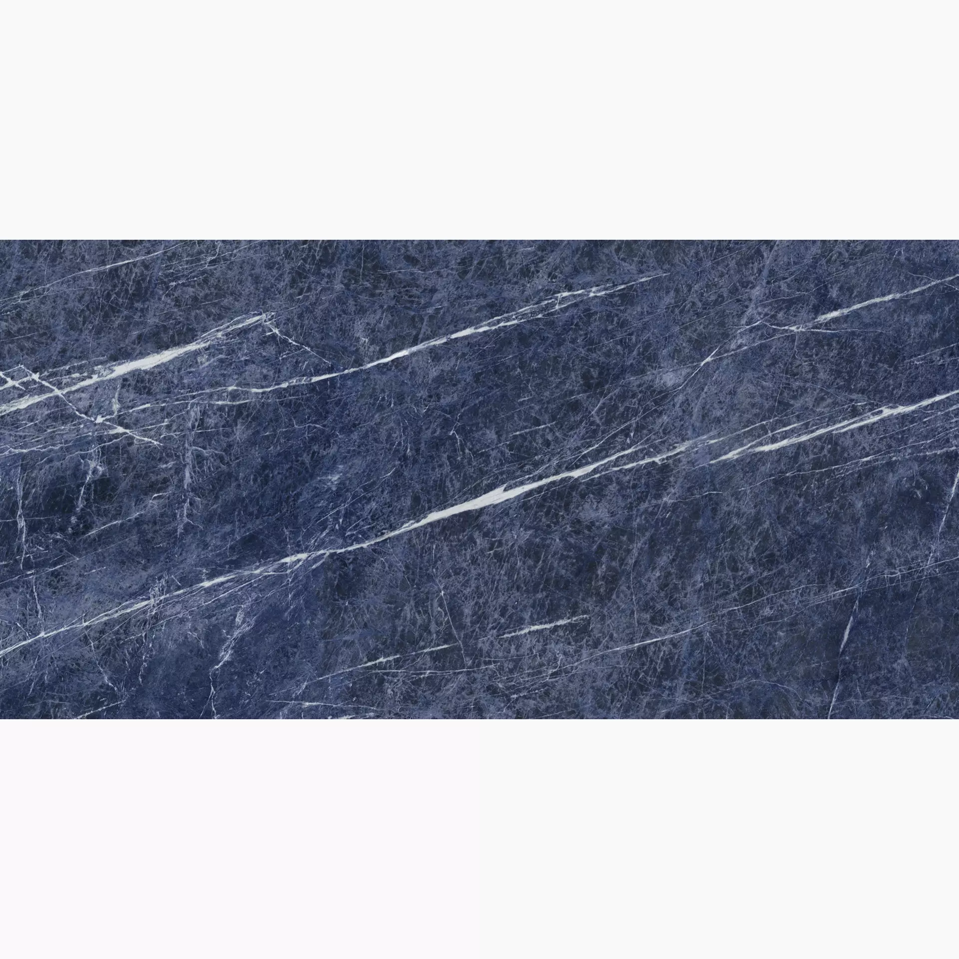 Ariostea Ultra Marmi Sodalite Blu Lucidato Shiny Sodalite Blu UM6L157678 glaenzend poliert 75x150cm rektifiziert 6mm