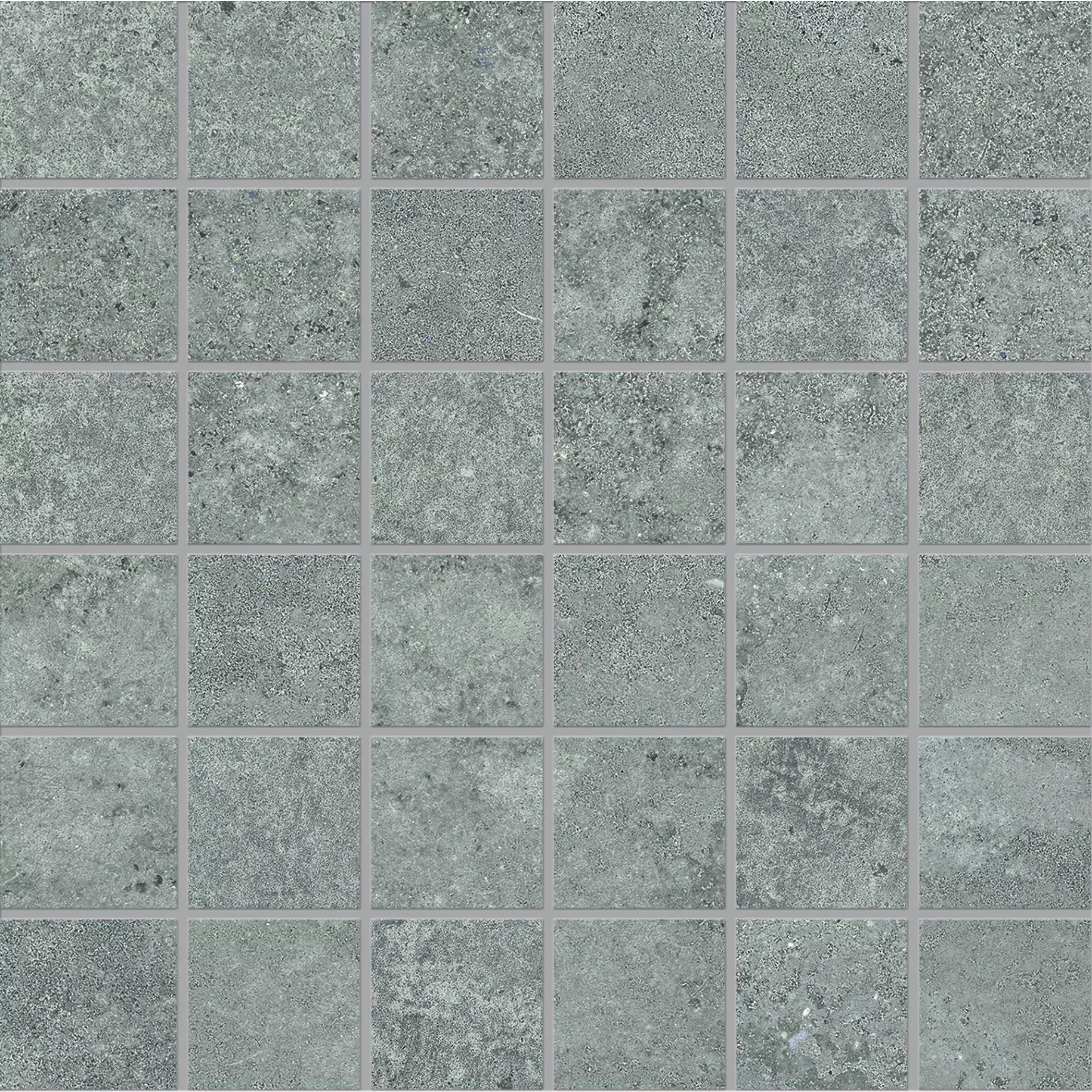Provenza Re-Play Concrete Dark Grey Naturale Mosaic 5x5 EKGD 30x30cm 9,5mm