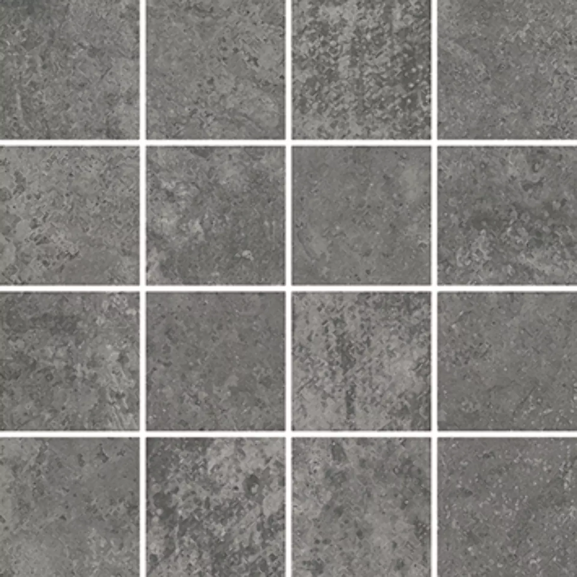 Wandfliese,Bodenfliese Villeroy & Boch Atlanta Night Grey Matt Night Grey 2013-AL90 matt 7,5x7,5cm Mosaik (7,5x7,5) rektifiziert 10mm
