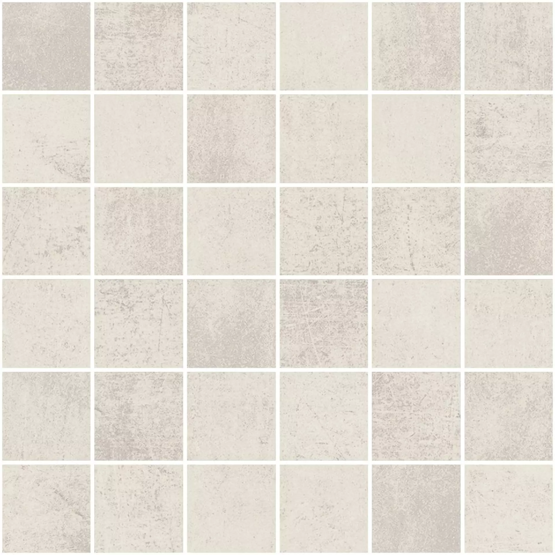 Monocibec Graphis Bianco Naturale Mosaic su rete 0113228 30x30cm 9mm