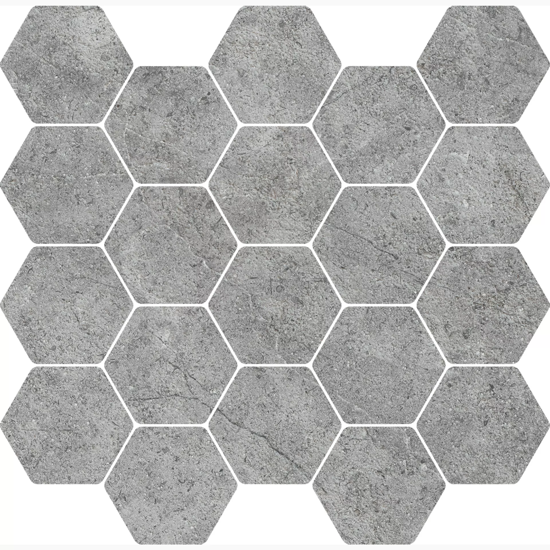 Ragno Richmond Carbon Naturale – Matt Mosaik Esagona RC4J 30,3x30,3cm rektifiziert 8,5mm