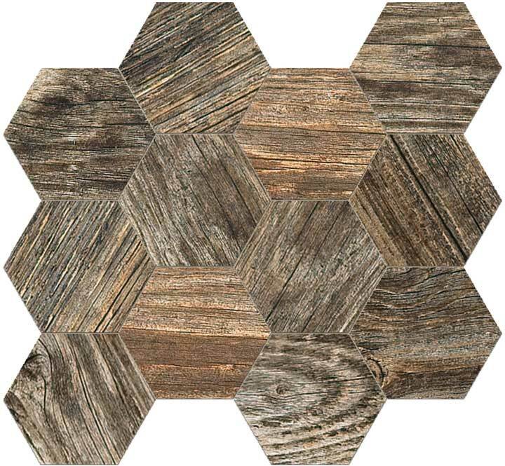 Novabell Time Design Stonewash Naturale Mosaic Hexagon TMG227K 31,5x36,5cm