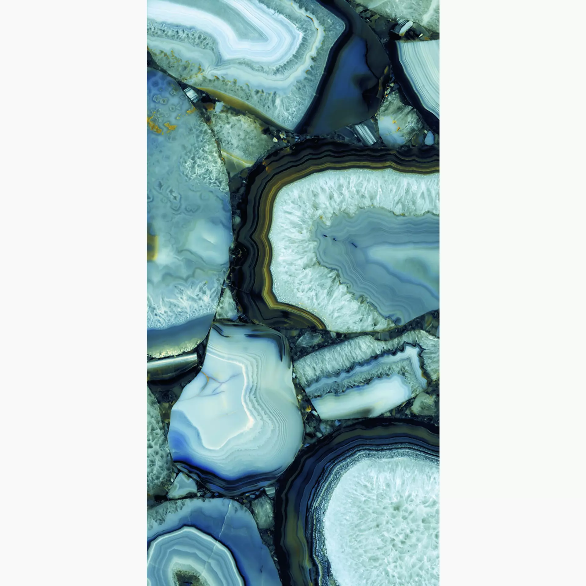 Level Level Marmi Agate Azure Lappato Agate Azure ELN0 gelaeppt 162x324cm Bookmatch B 12mm