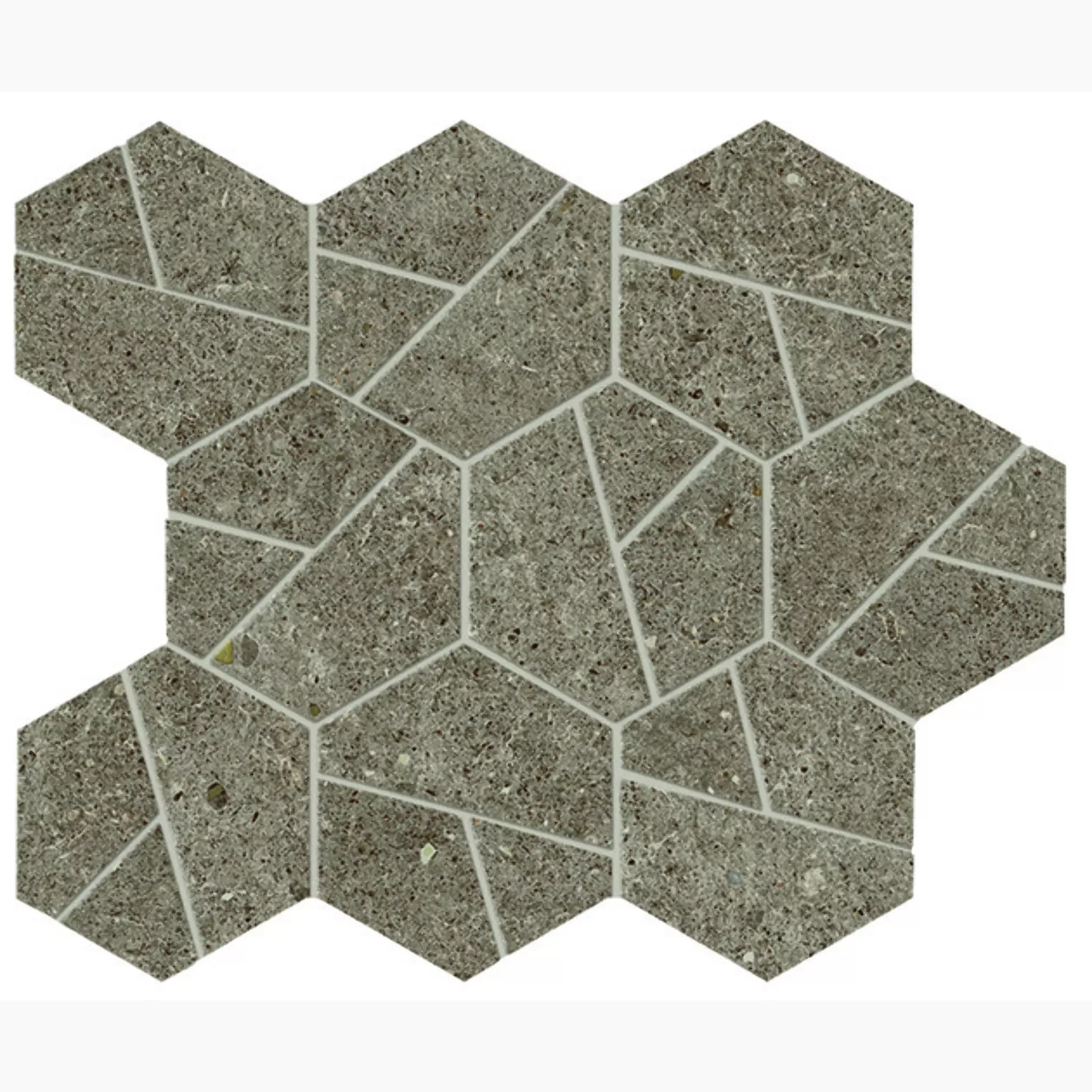 Atlasconcorde Boost Stone Taupe Matt Taupe A7CX matt Mosaik Hex rektifiziert