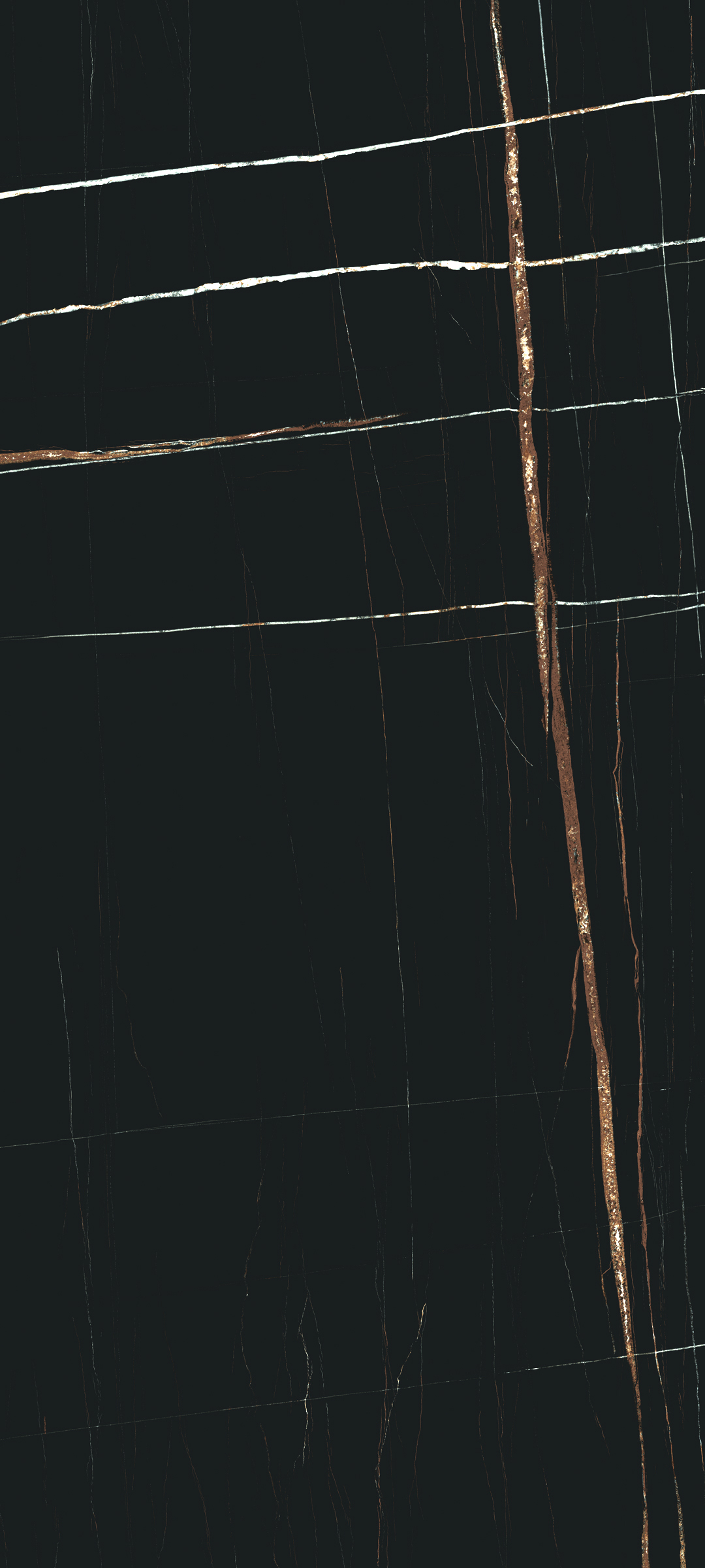 La Fabbrica Marmi Sahara Noir Lappato Sahara Noir 135051 gelaeppt 80x180cm rektifiziert 8,8mm