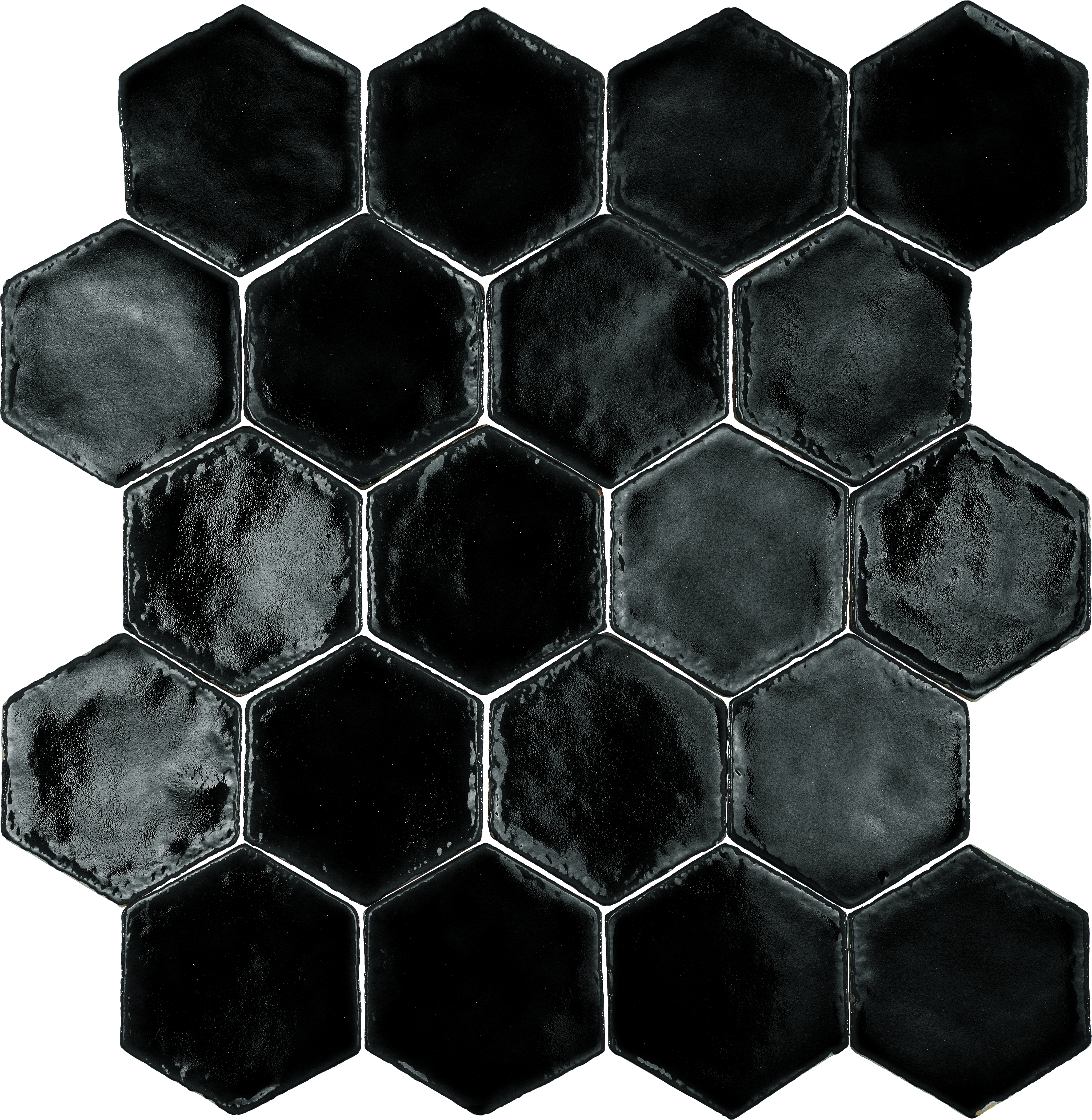 Cerasarda I Cotti Fatti A Mano Nero Assoluto Hexagon 1075083 16x18cm 9,5mm
