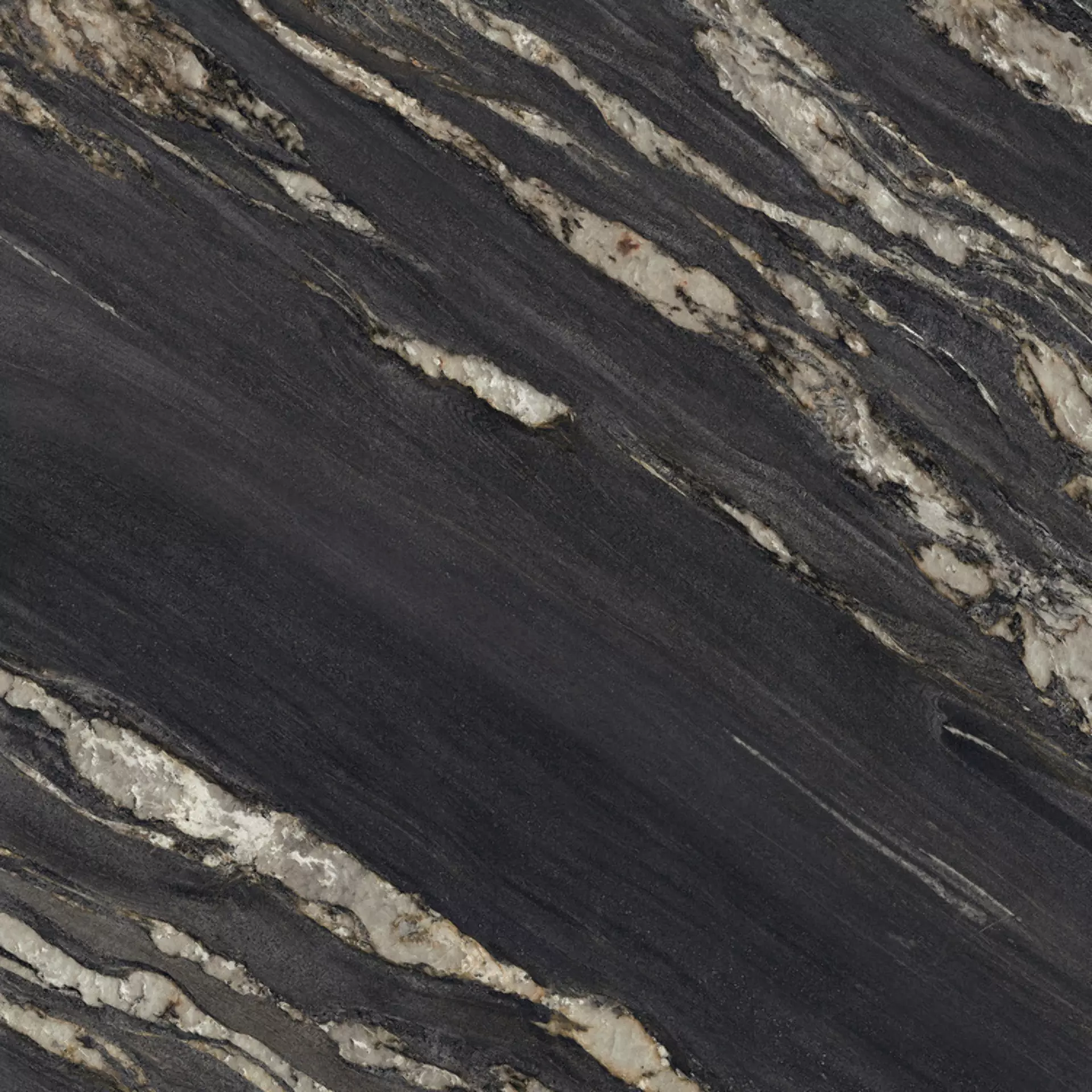 Ariostea Ultra Marmi Tropical Black Levigato Silk UM6SK75674 75x75cm rectified 6mm