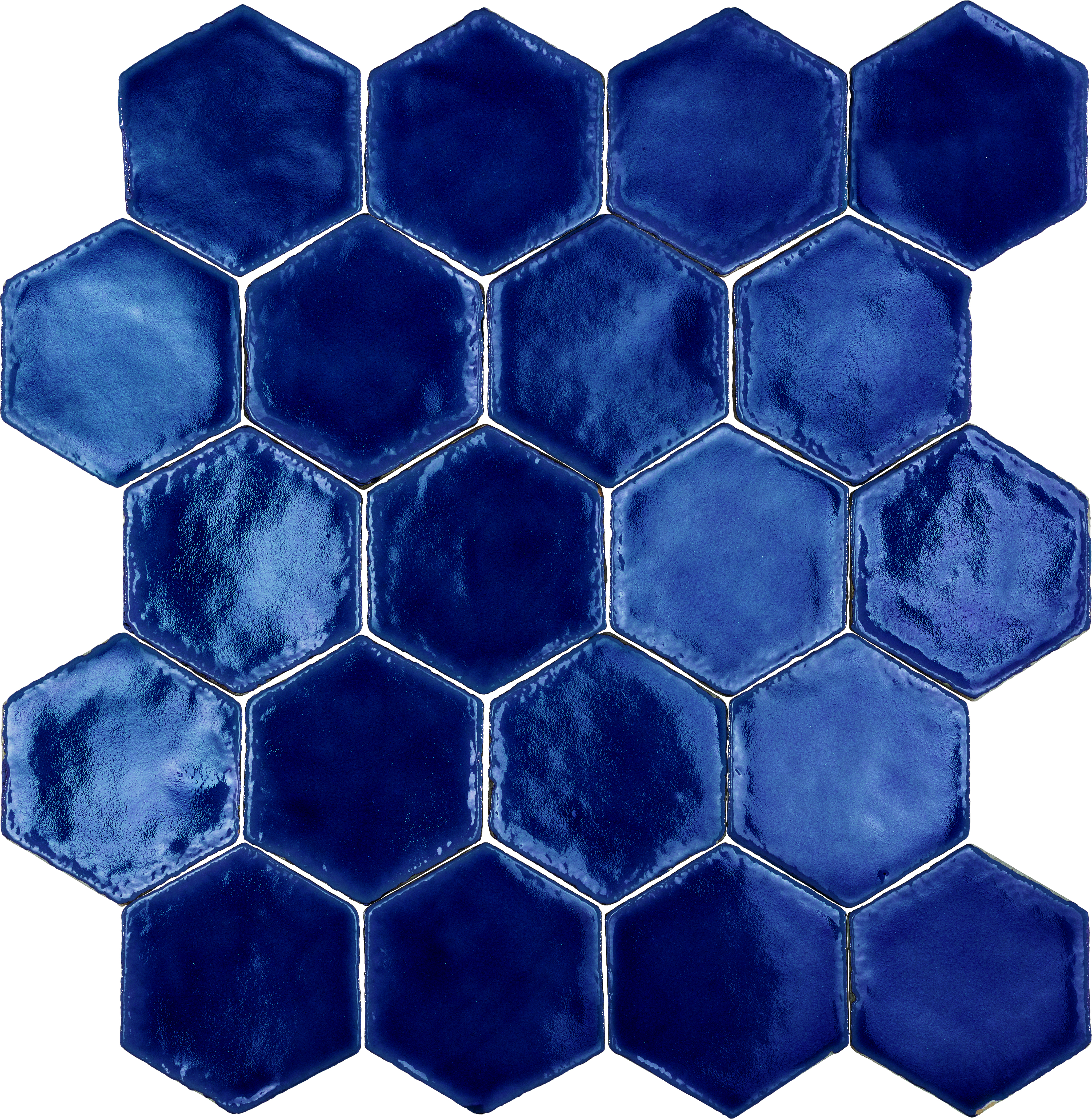 Cerasarda I Cotti Fatti A Mano Oceano Blu Oceano Blu 1075084 16x18cm Hexagon 9,5mm