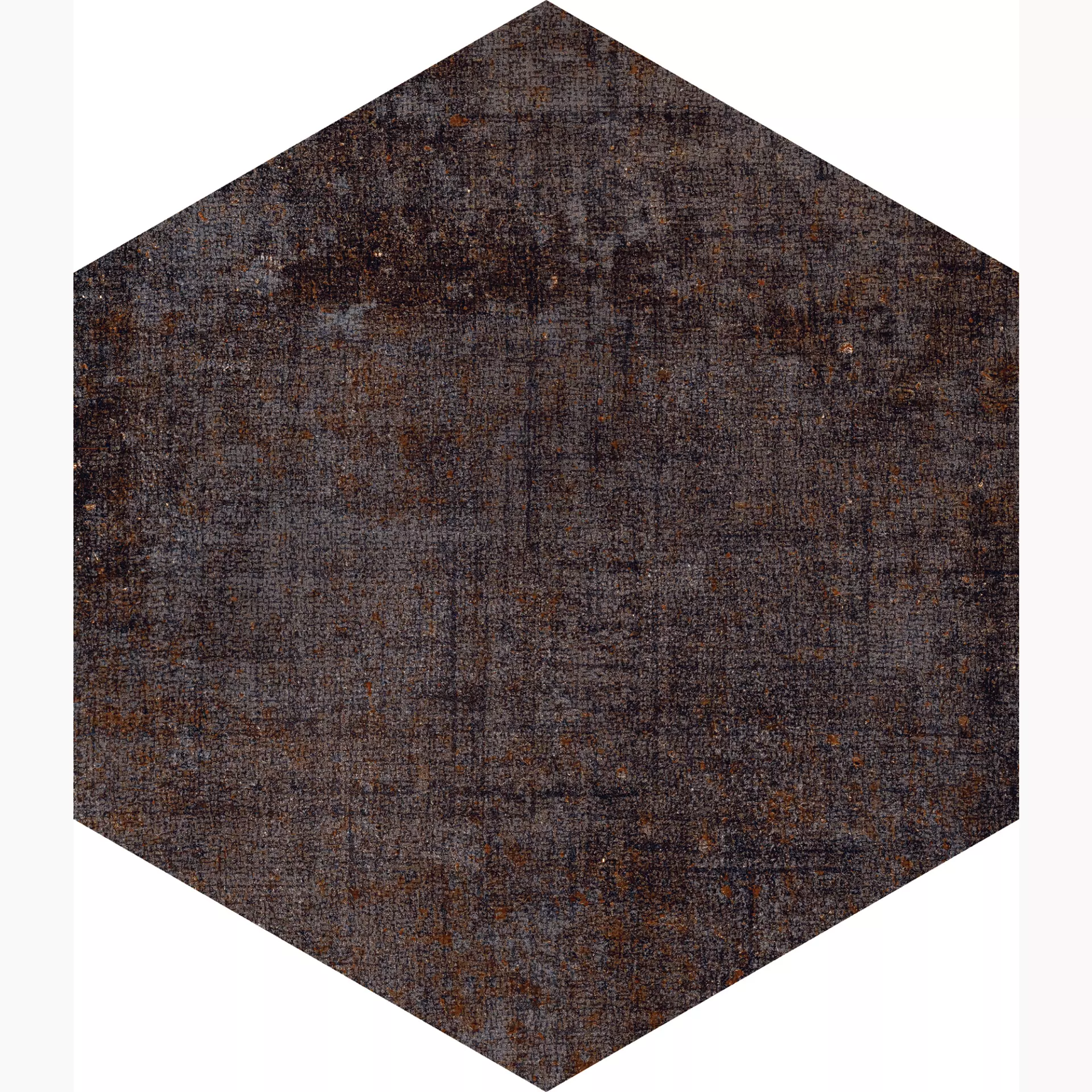 Marcacorona Textile Dark Naturale – Matt Dark D568 matt natur 21,6x25cm Esagona 9mm