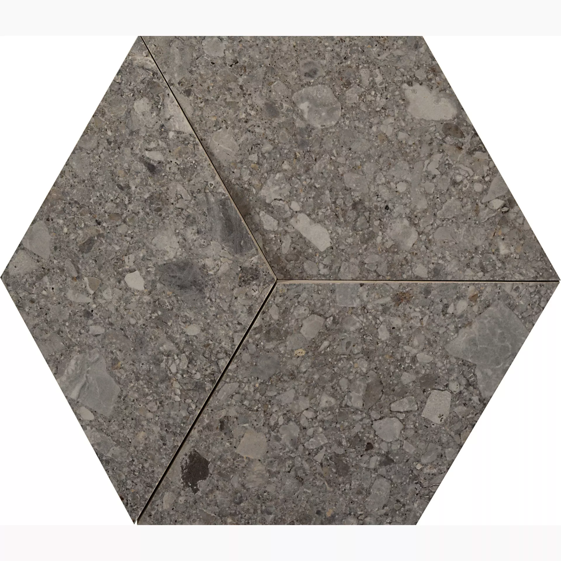 Marazzi Mystone Ceppo Di Gre Anthracite Naturale – Matt Mosaic 3D M0KK 29x33,5cm 10mm